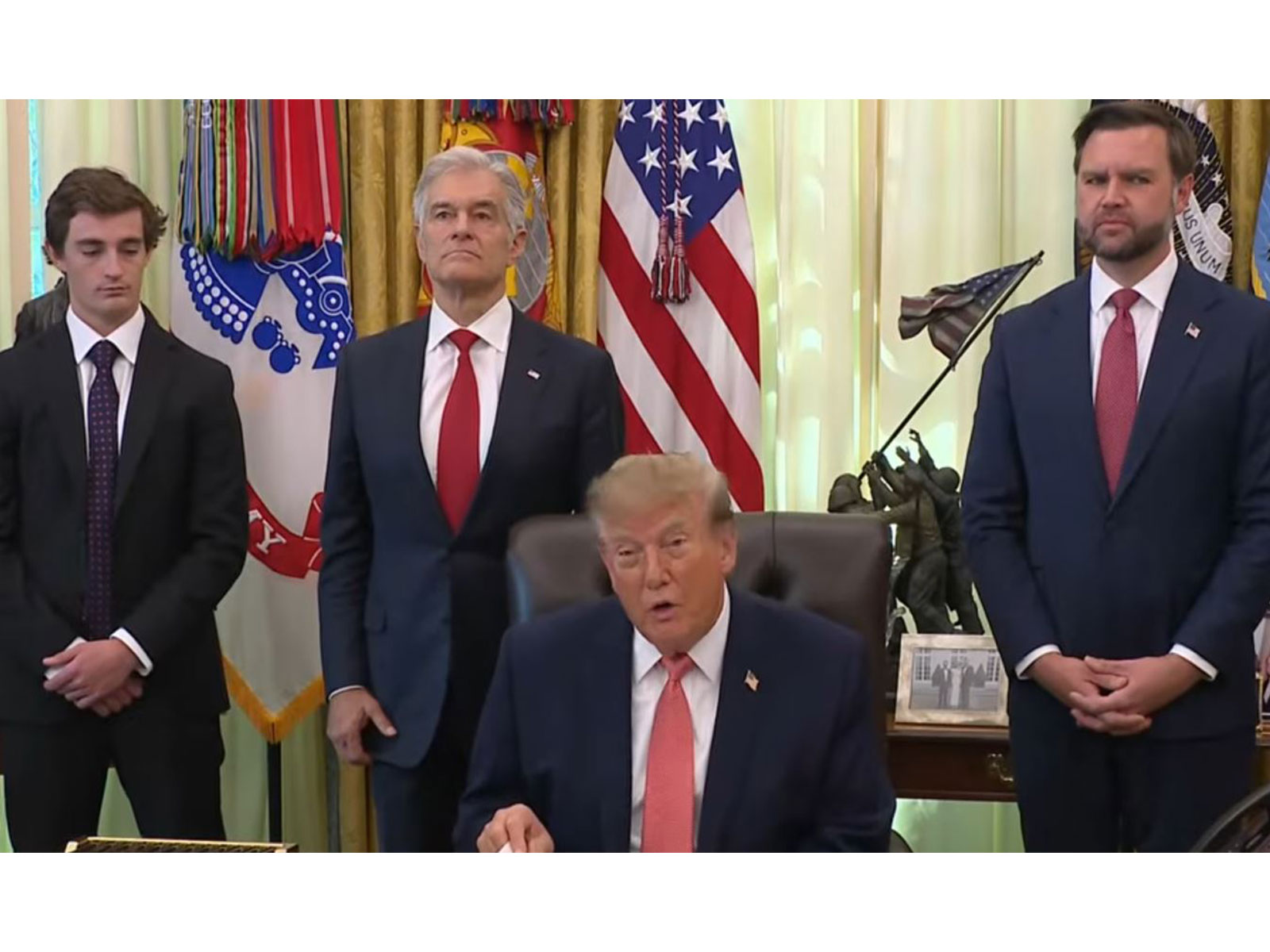 US President Donald Trump (Photo/White House TV)