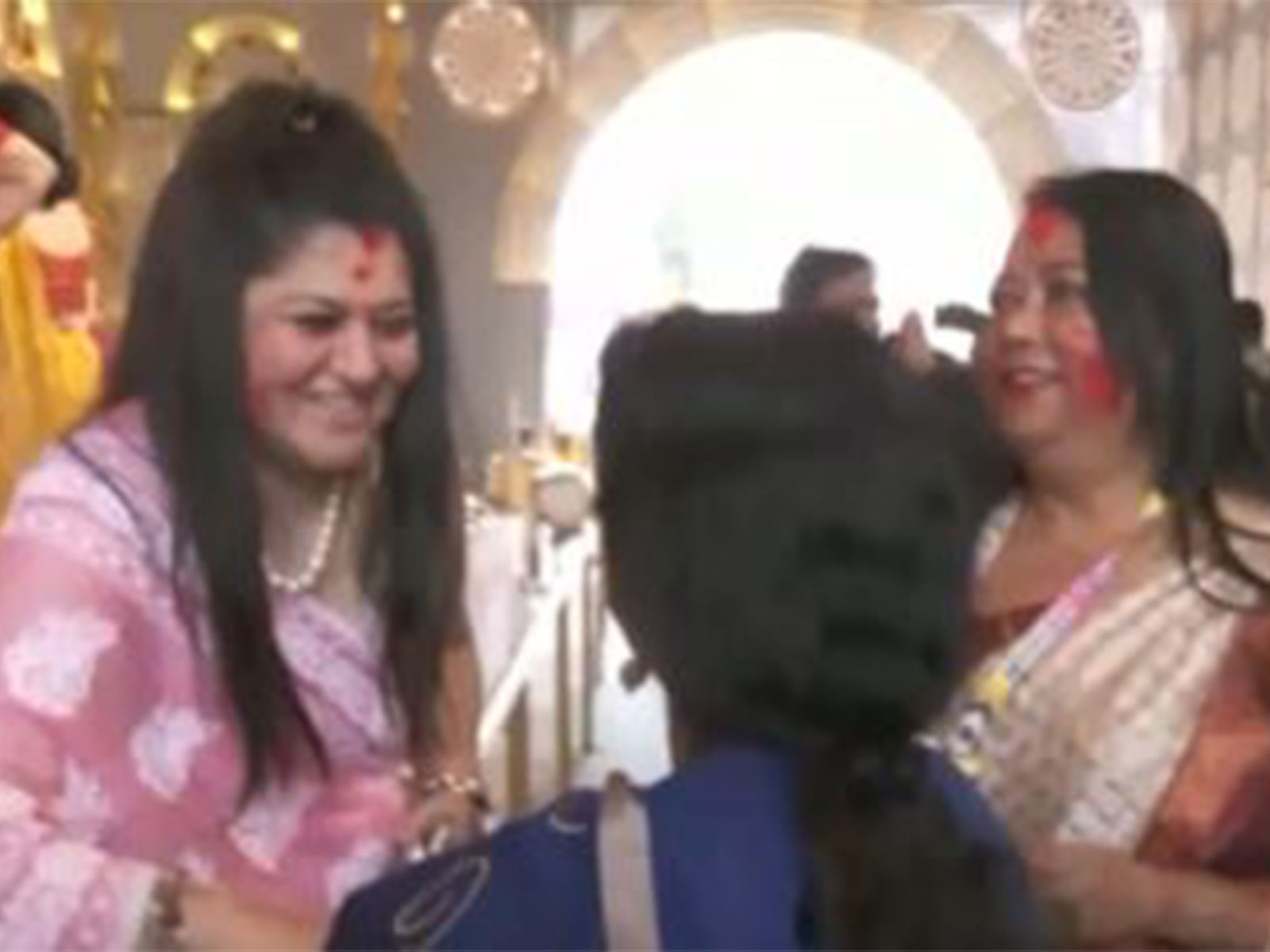 Sindoor Khela tradition (Image source: ANI)