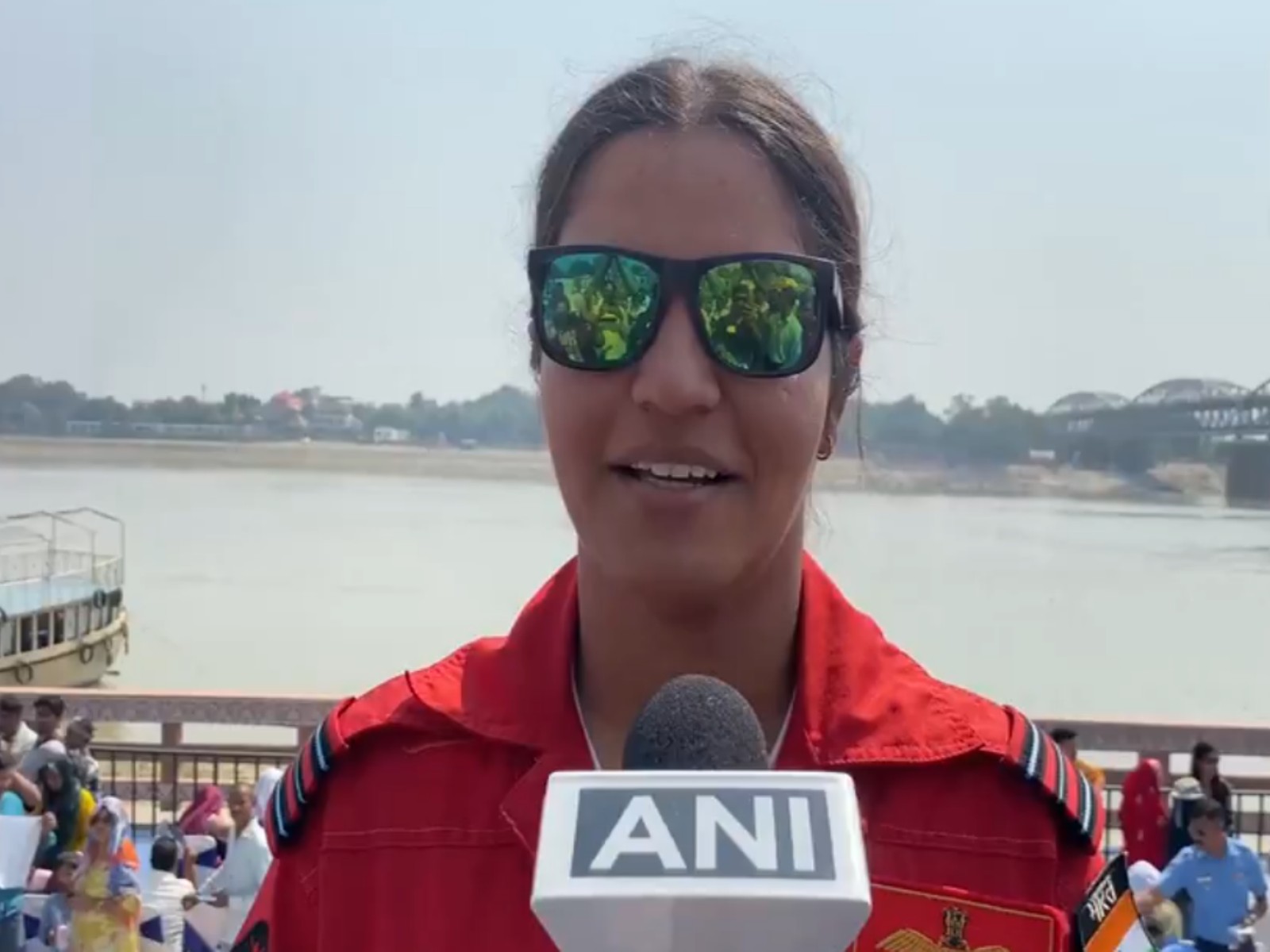 Squadron Leader Ankita Singh, Pilot Sarang Display Team (Photo/ANI)