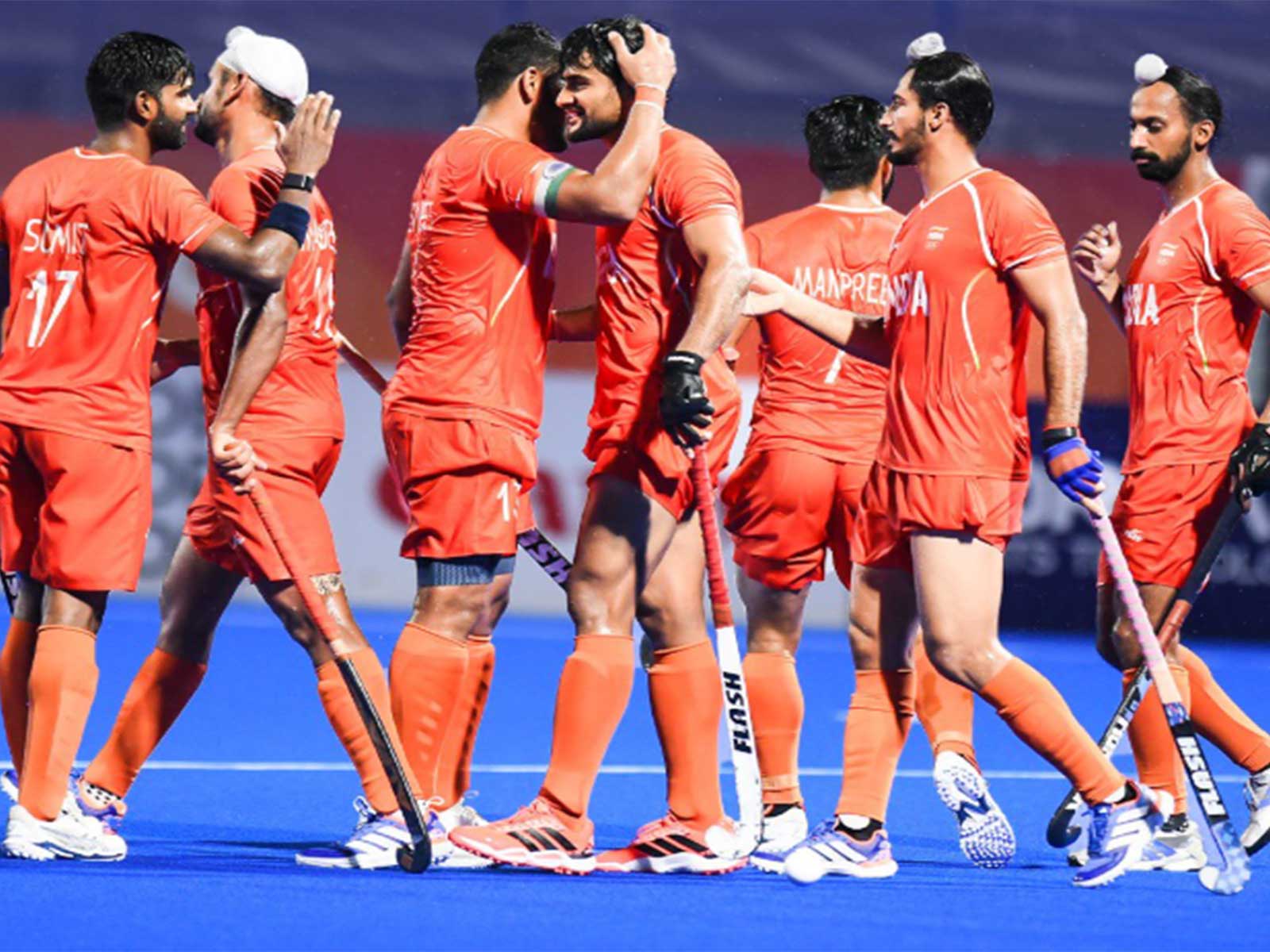 Indian hockey team. (Photo: @TheHockeyIndia X)