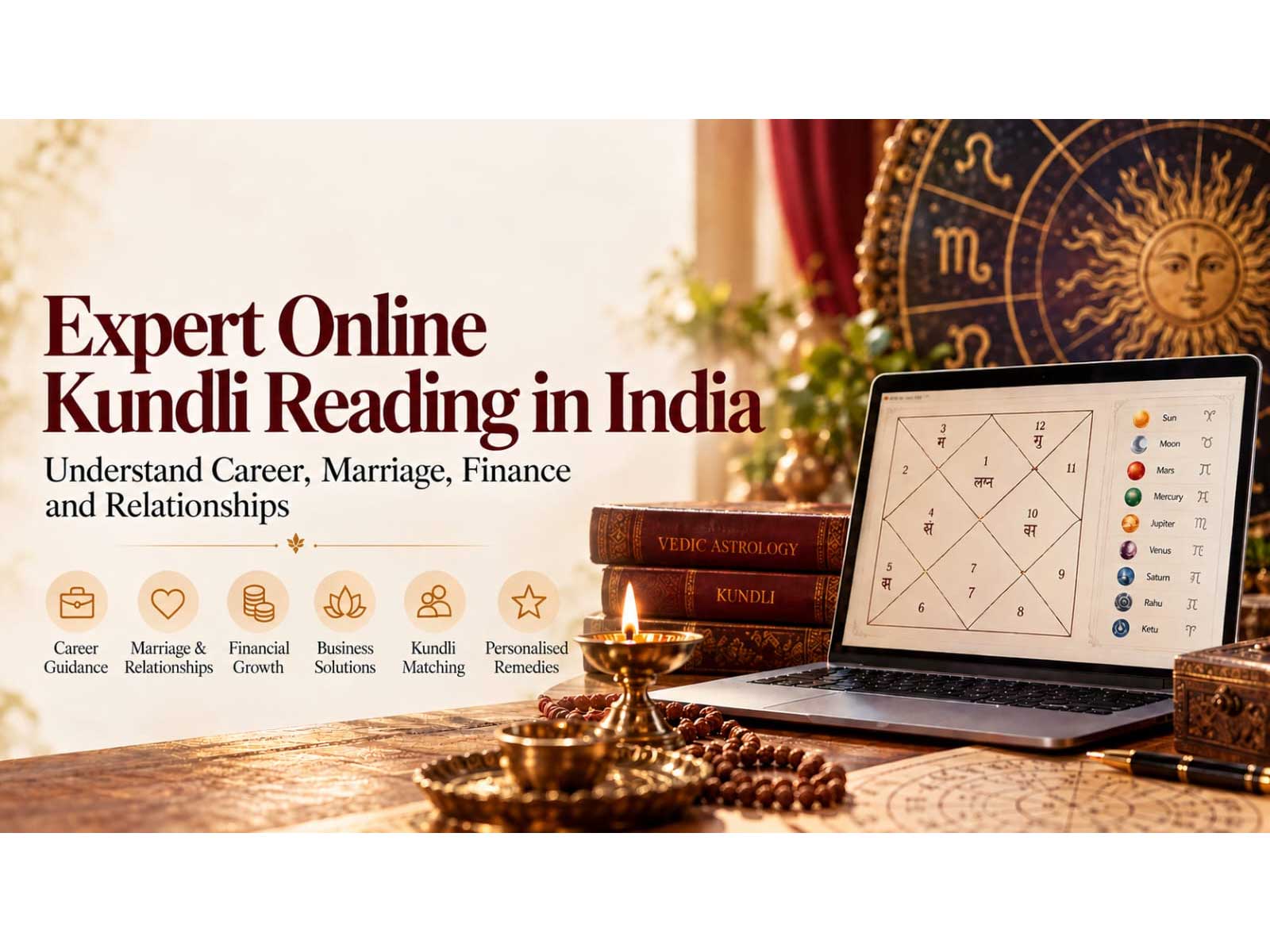 Expert Online Kundli Reading in India: Understand Career, Marriage, Finance and Relationships
