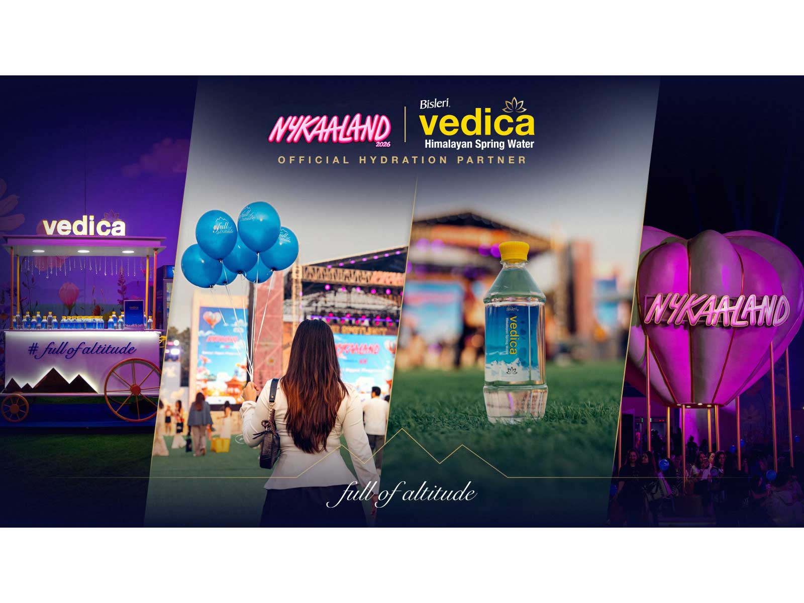Vedica Himalayan Spring Water Partners with Nykaaland 2026 as Hydration Partner