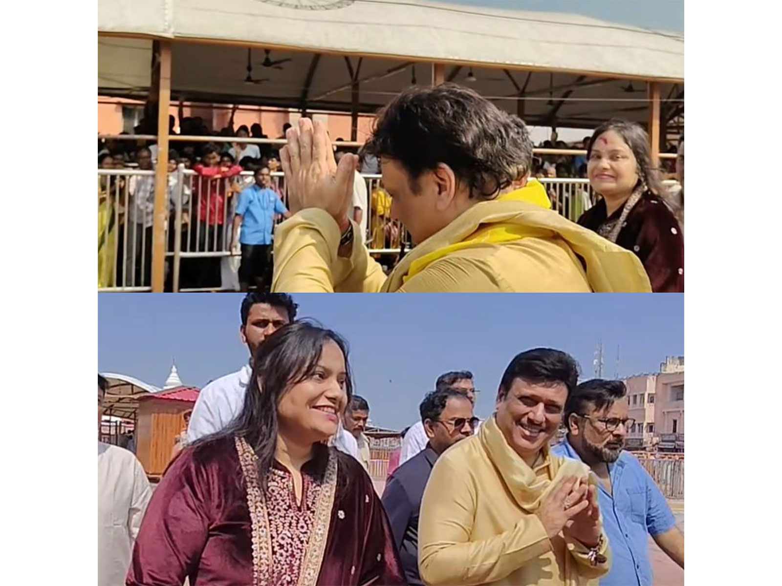 Govinda visits Shree Jagannath Temple (Photo/ANI)