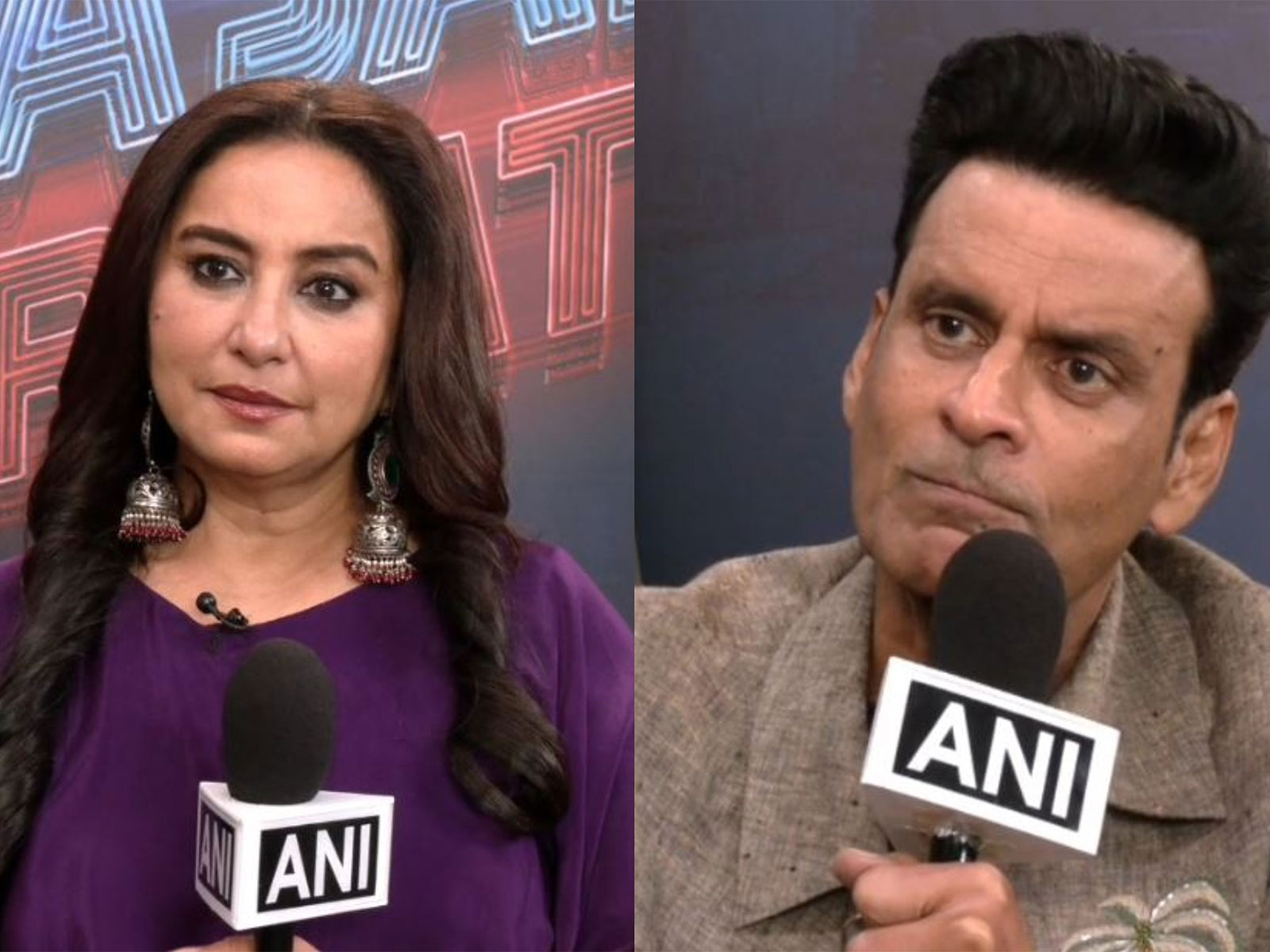 Actors Manoj Bajpayee, Divya Dutta (Photo/ANI)