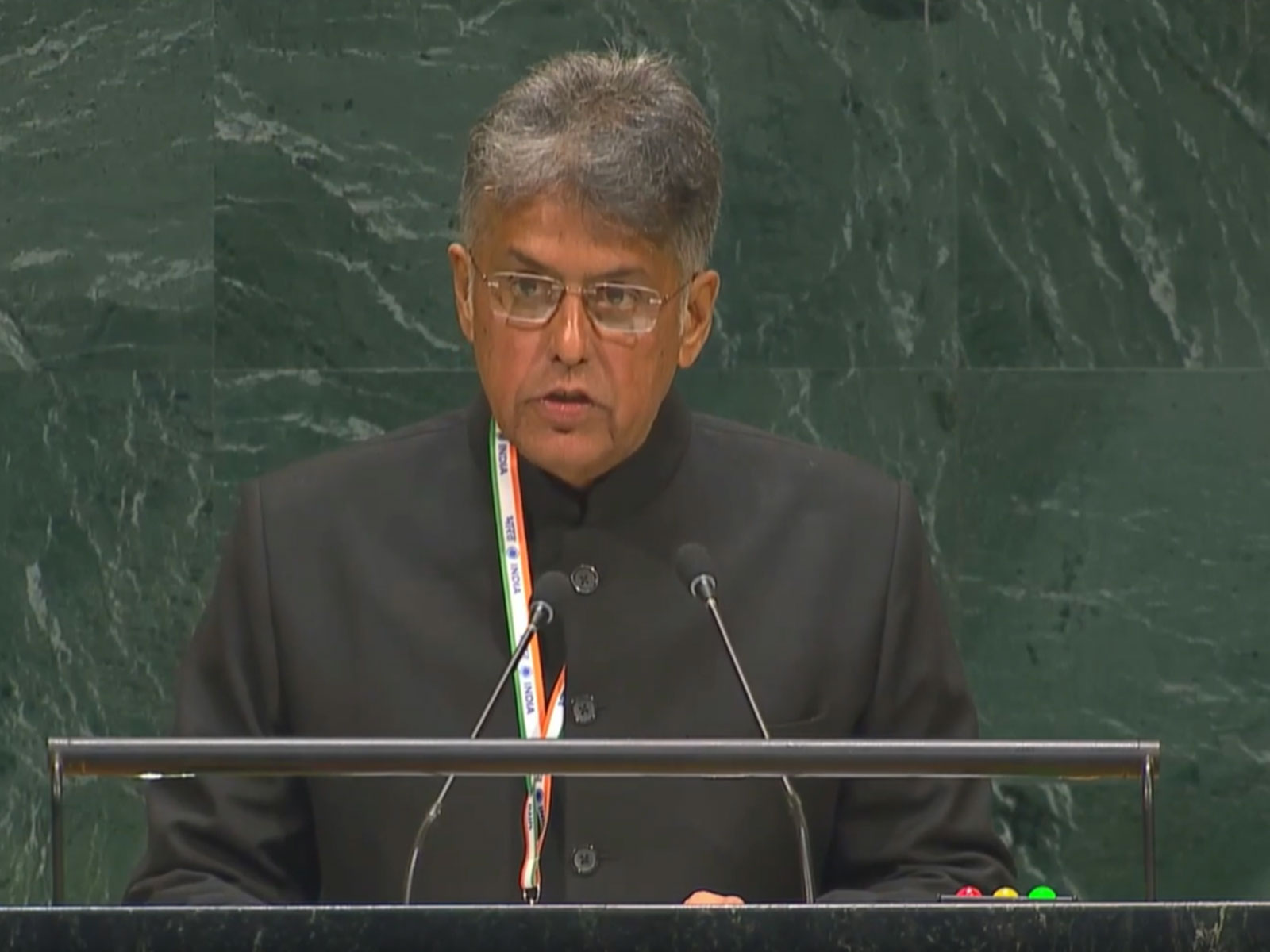 Congress MP Manish Tewari (Photo/X/@IndiaUNNewYork)
