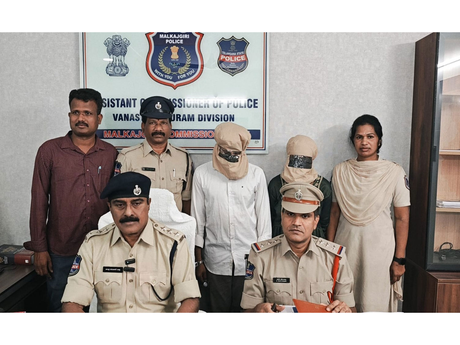 The two accused under police cutody (Photo/ANI)