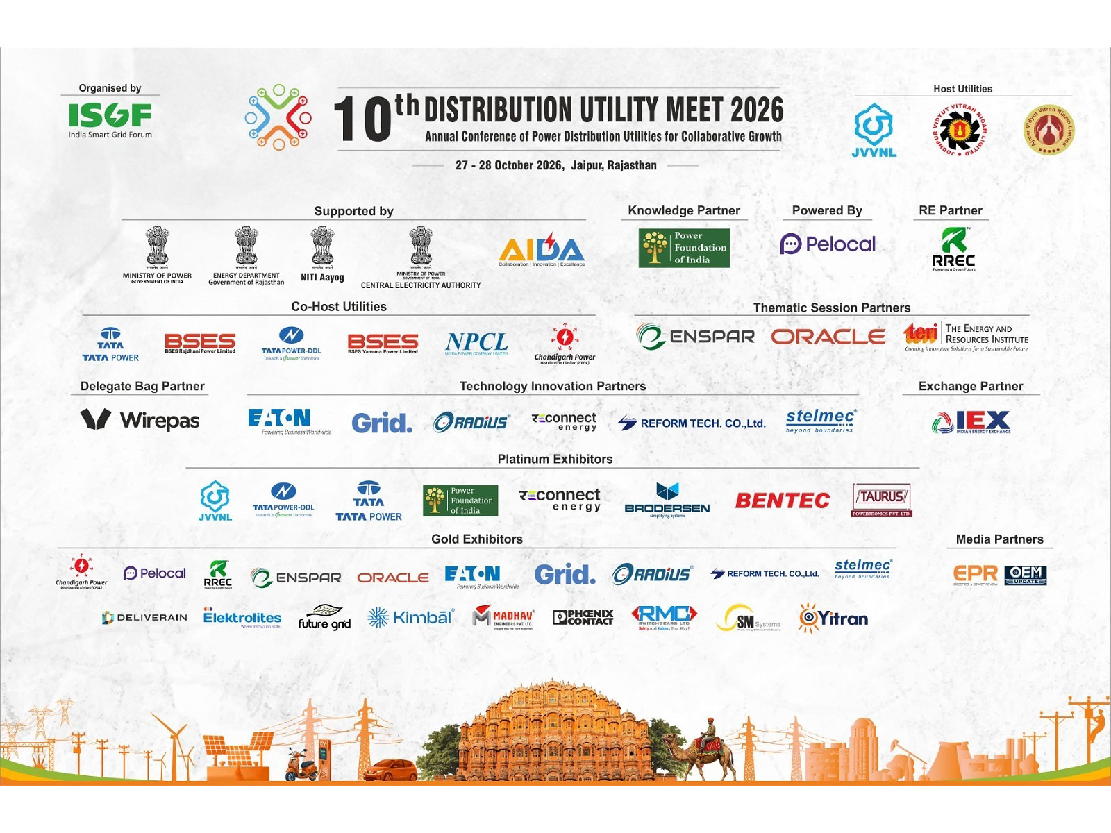 Distribution Utility Meet (DUM) 2026 Partners