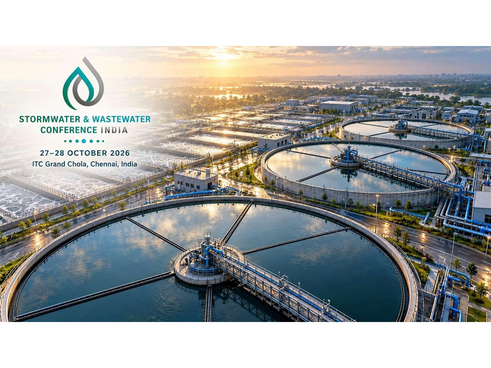 Two-day conference at ITC Grand Chola will focus on urban water management, sustainable wastewater treatment, innovative technologies and climate-resilient infrastructure