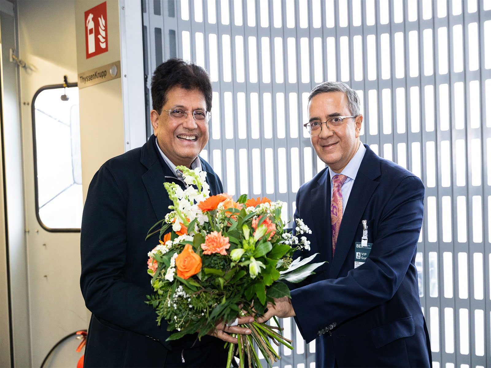 Piyush Goyal arrives in Berlin for trade talks, Berlin Global Dialogue. (Photo-X/@eoiberlin) 