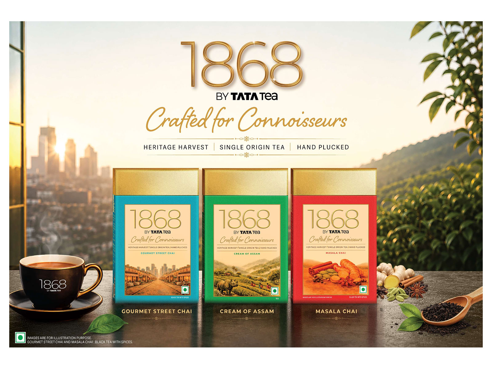 Inspired by Tata legacy since 1868, the new luxury tea collection brings together distinctive origins, considered craftsmanship and extraordinary flavour experiences.