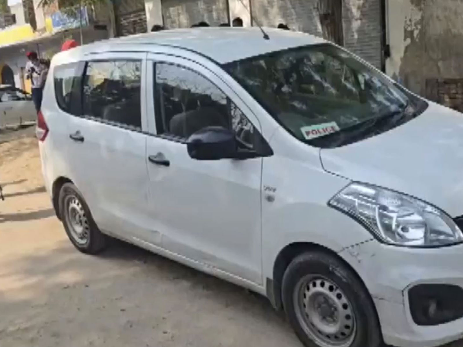 A CBI team at the residence of deceased anti-drug activist Parvinder Singh Jhota, in Mansa. (File photo/ ANI)