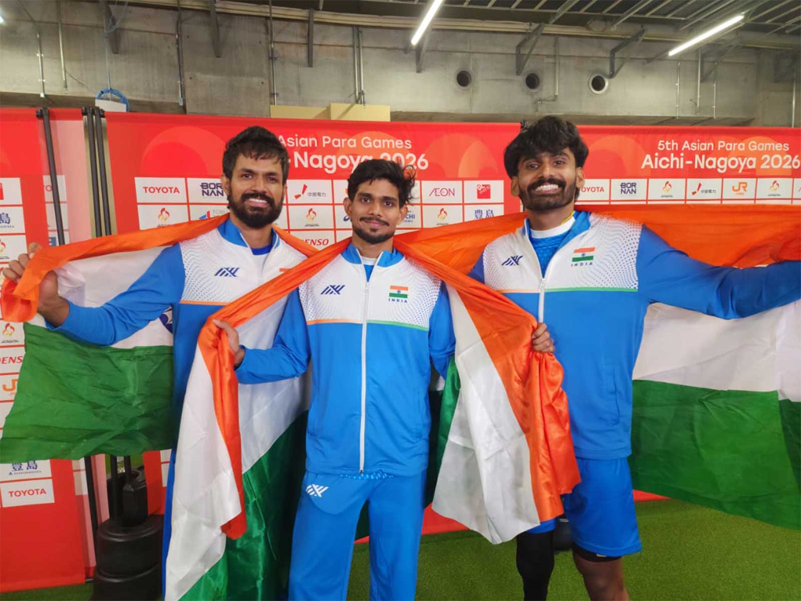 Shailesh Kumar, Varun Bhati and Rahul secured a podium sweep. (Photo: PCI)