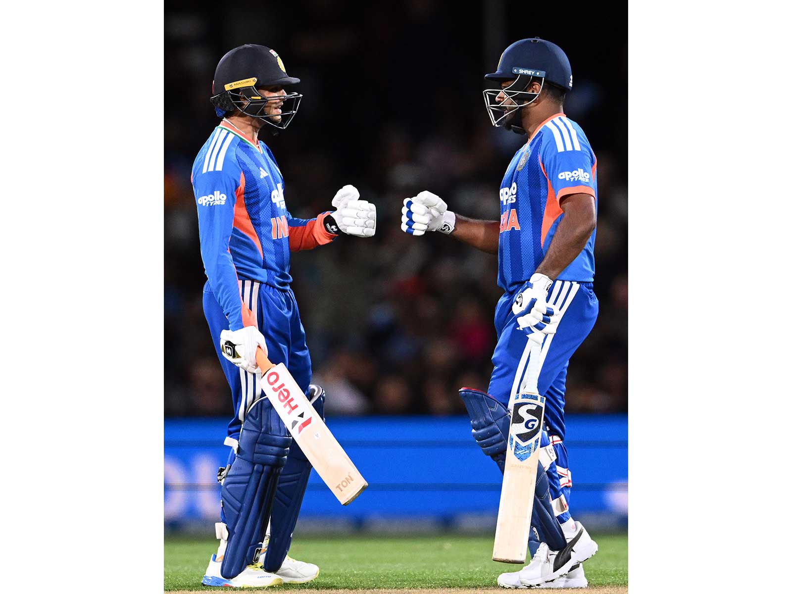 Abhishek Sharma and Sanju Samson. (Photo: ANI)