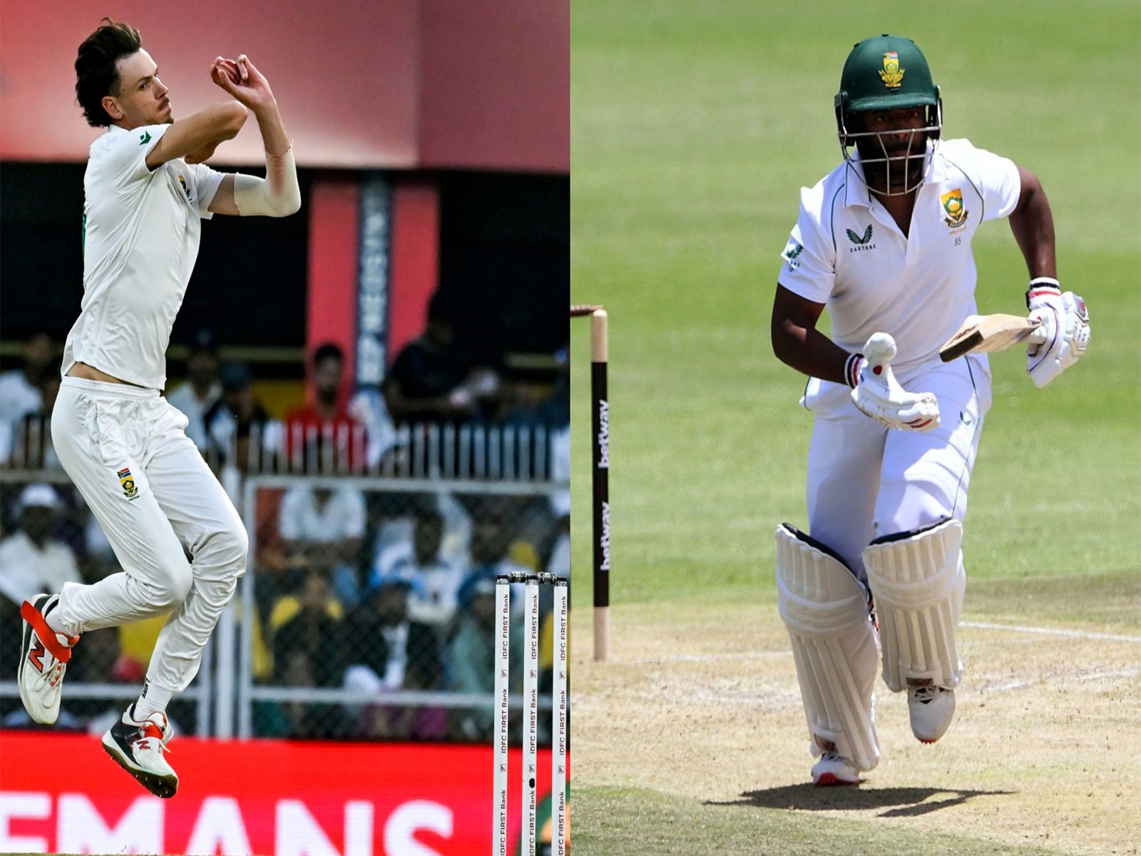 Temba Bavuma and Marco Jansen. (Photo/ANI) 