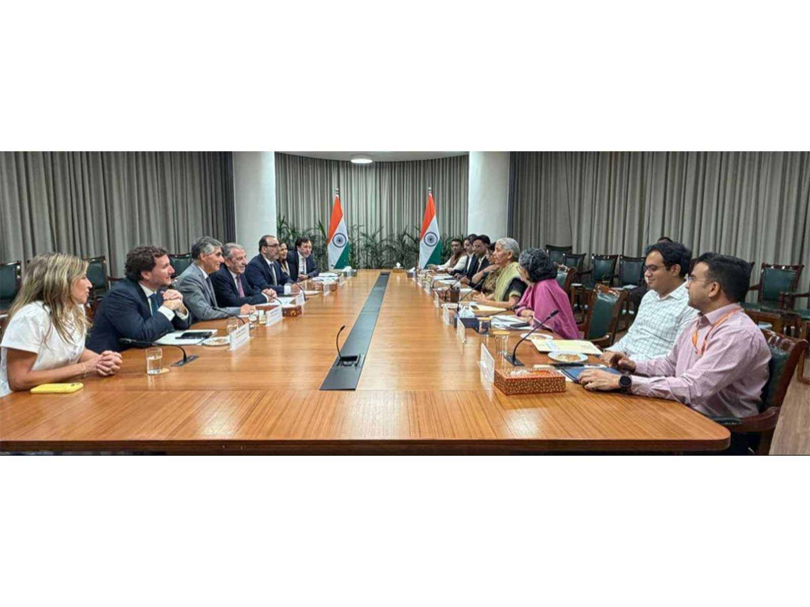 Stills from the meeting (Photo/ANI)