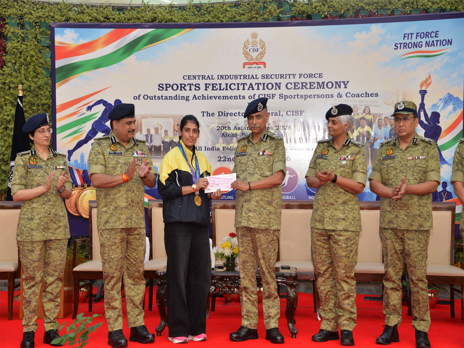 Central Industrial Security Force (CISF) recruit 450 sportspersons. (Photo/CISF)