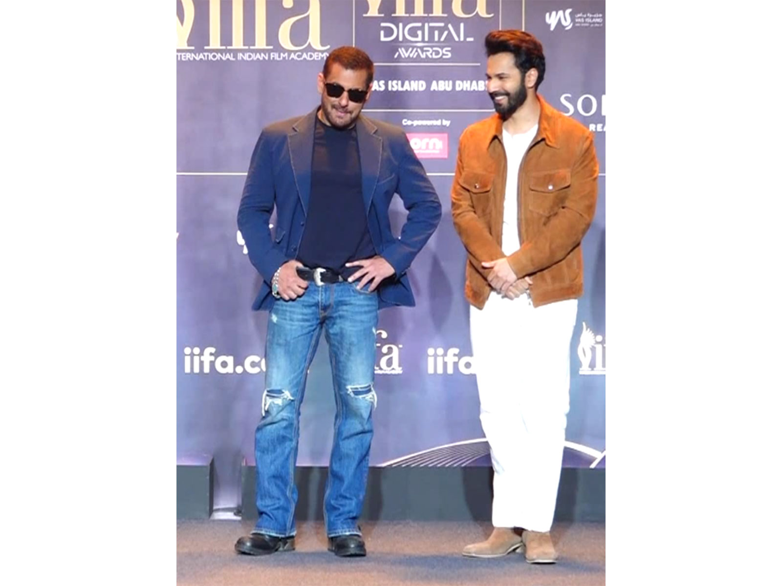 Salman Khan and Varun Dhawan (Photo/ANI) 