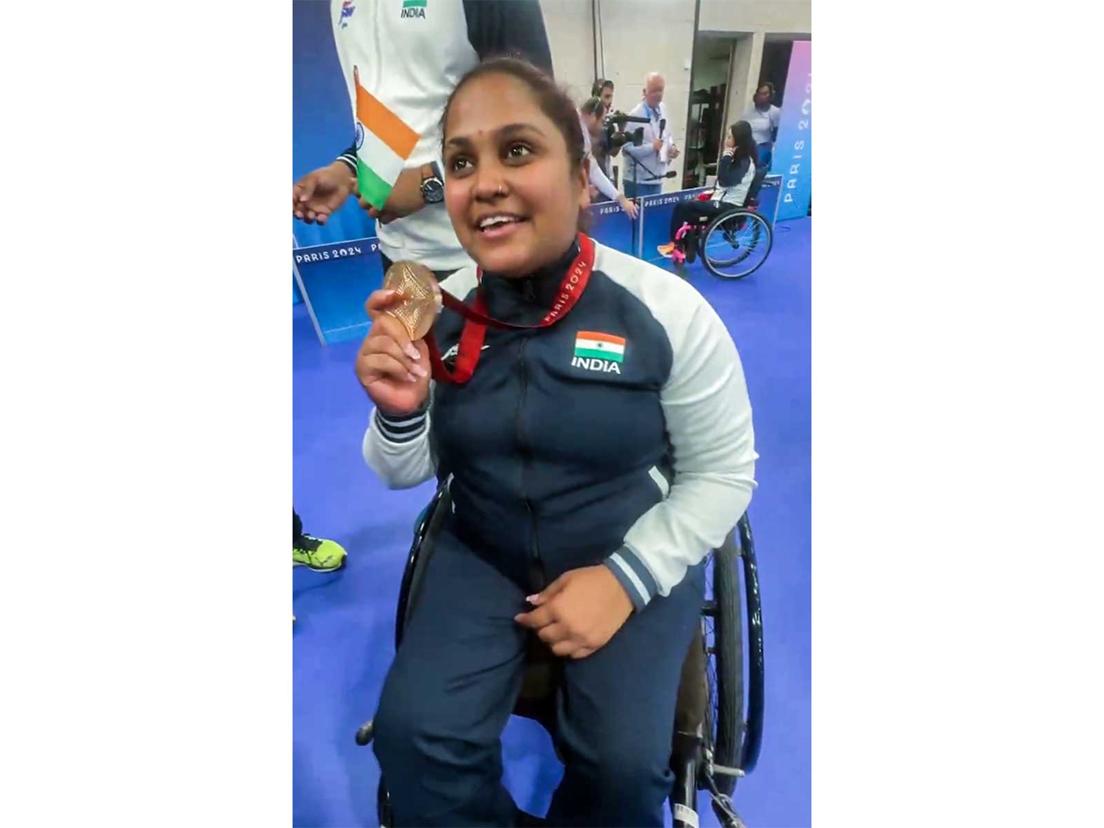 Para shooter Mona Agarwal. (Photo: ANI)