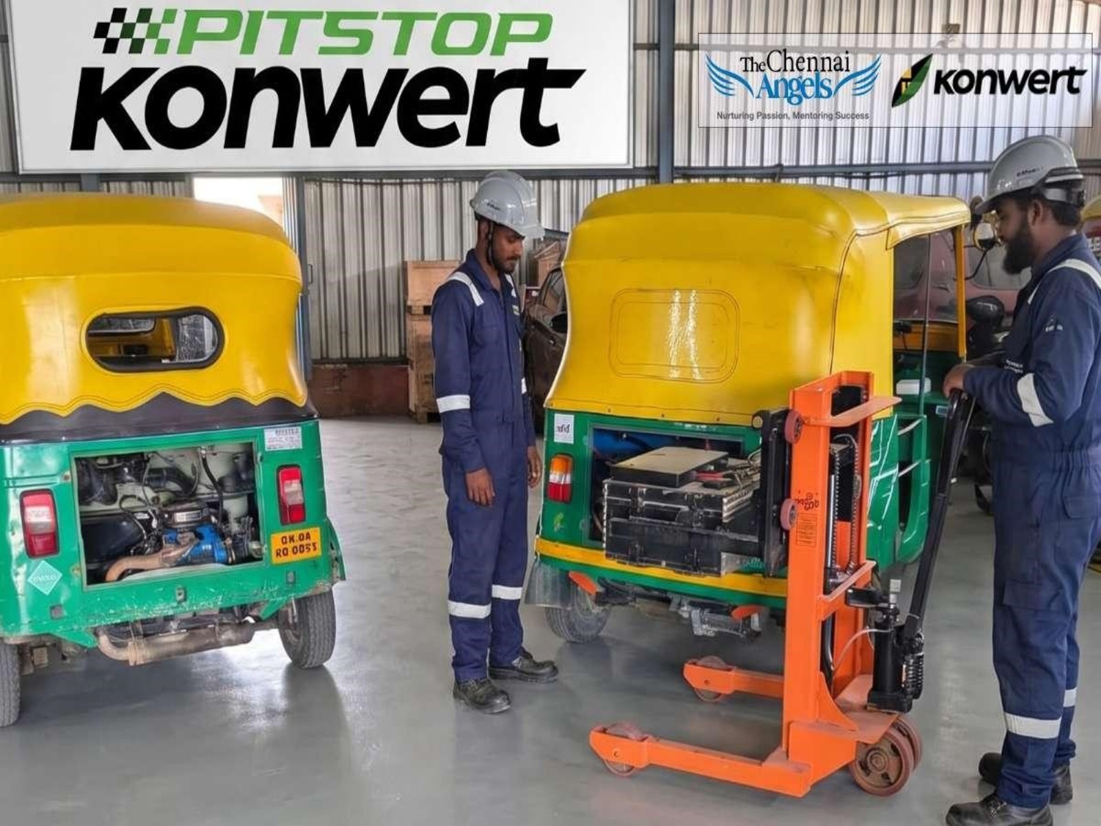 The Chennai Angels Backs Konwert India Motors as Auto-Rickshaw Drivers Turn to Electric Retrofits