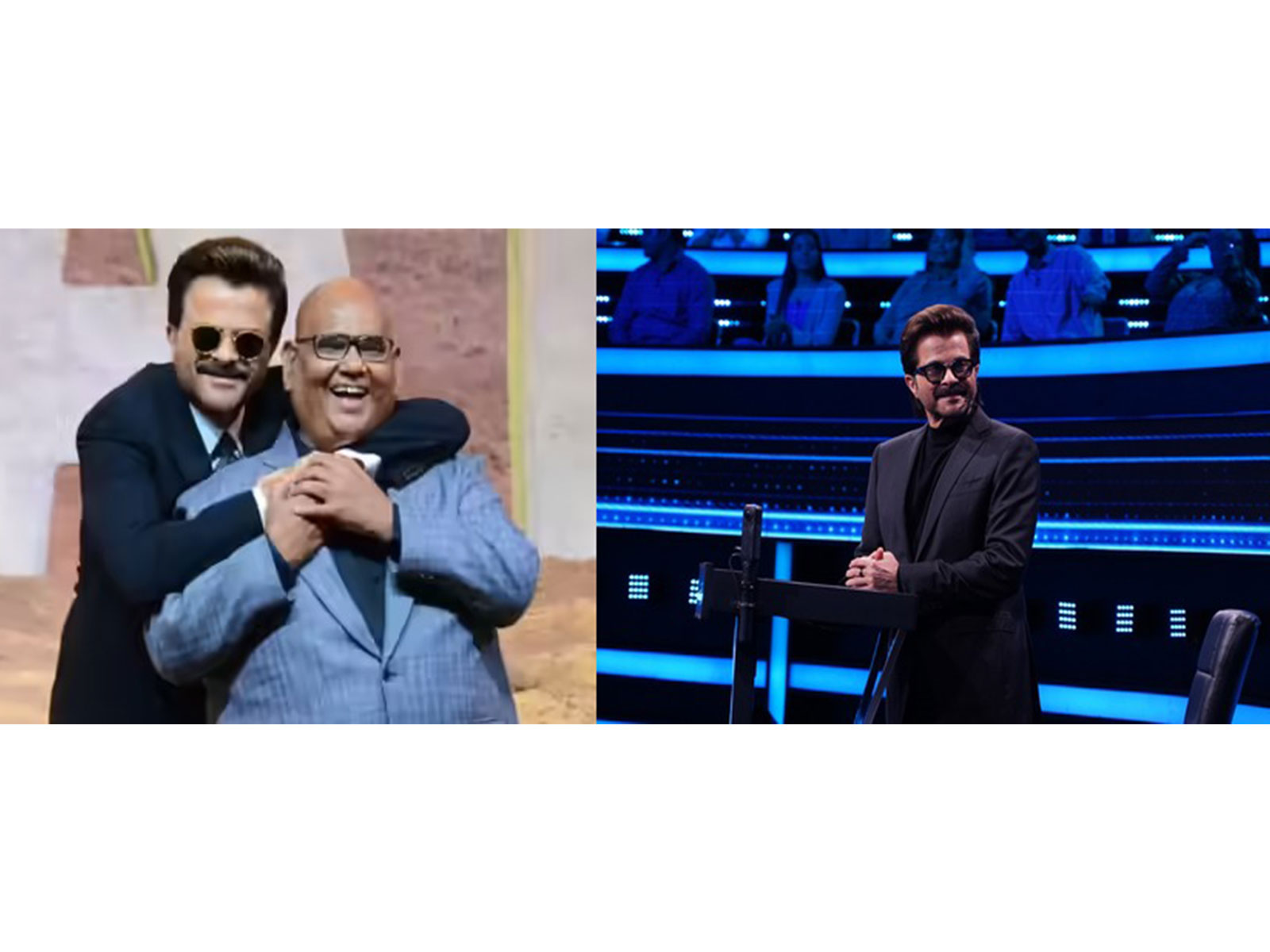 Anil Kapoor with Satish Kaushik (Photo/starplus)