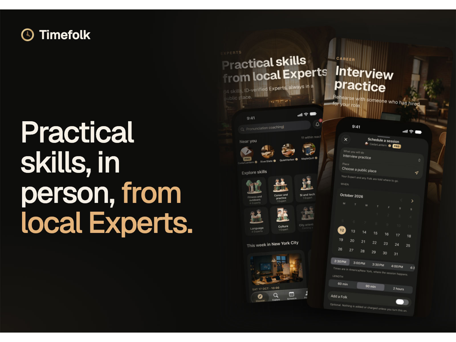 Timefolk Offers Interview Practice, Languages and Newcomer Help From Local Experts 