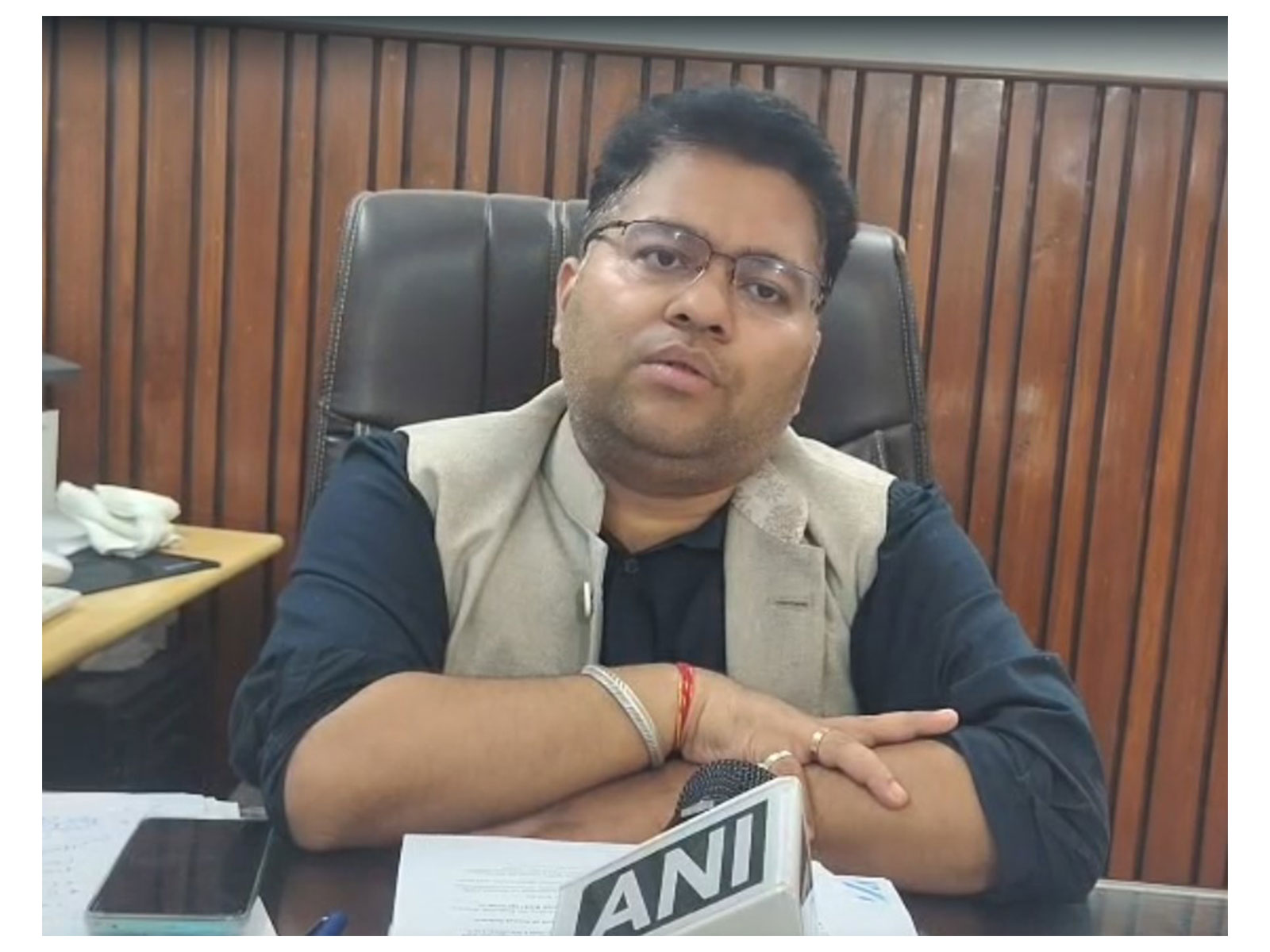 Rudraprayag District Magistrate Vishal Mishra (Photo/ANI)