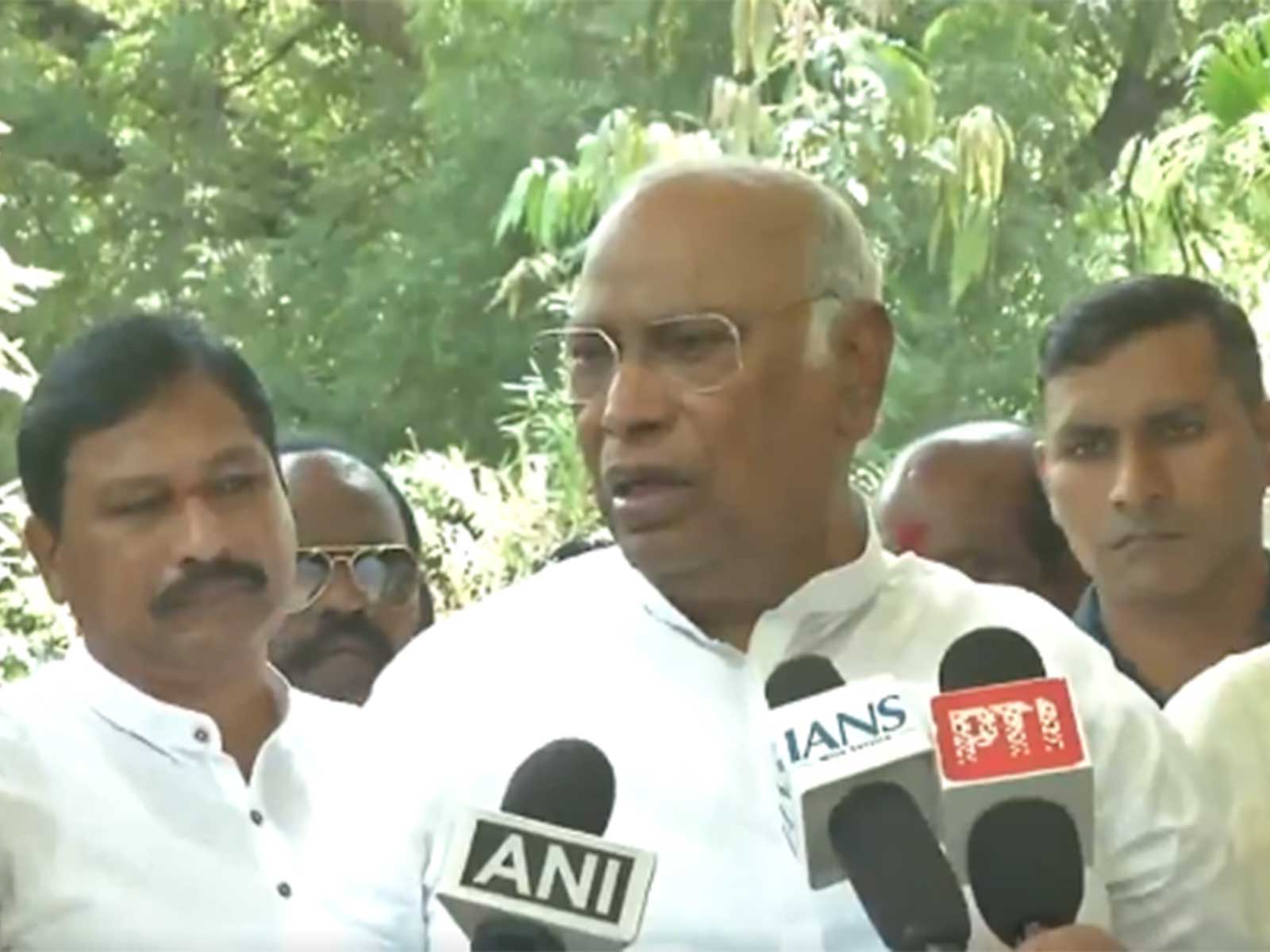 Congress president Mallikarjun Kharge (Photo/ANI)