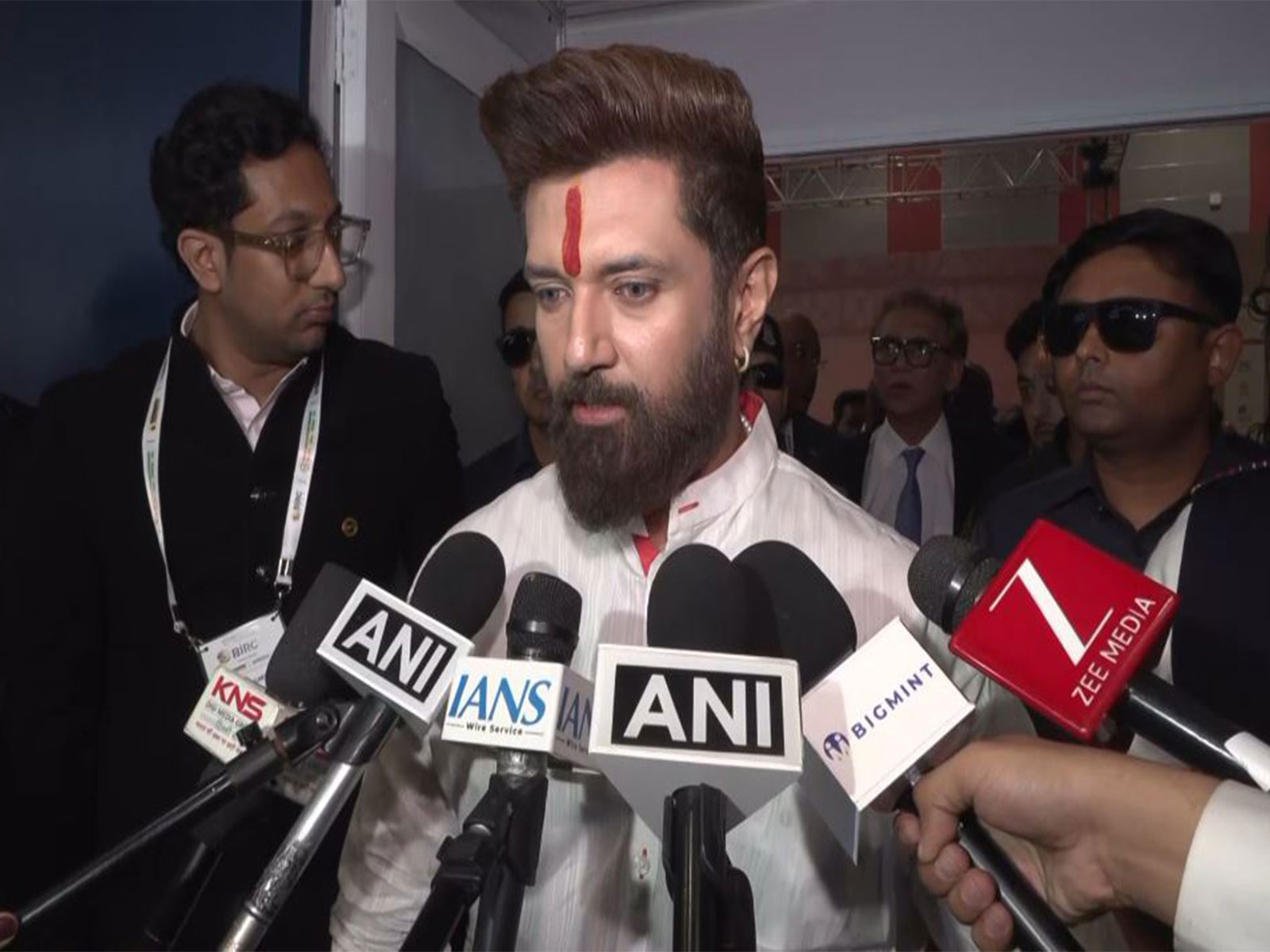 Union Minister Chirag Paswan (Photo/ANI)