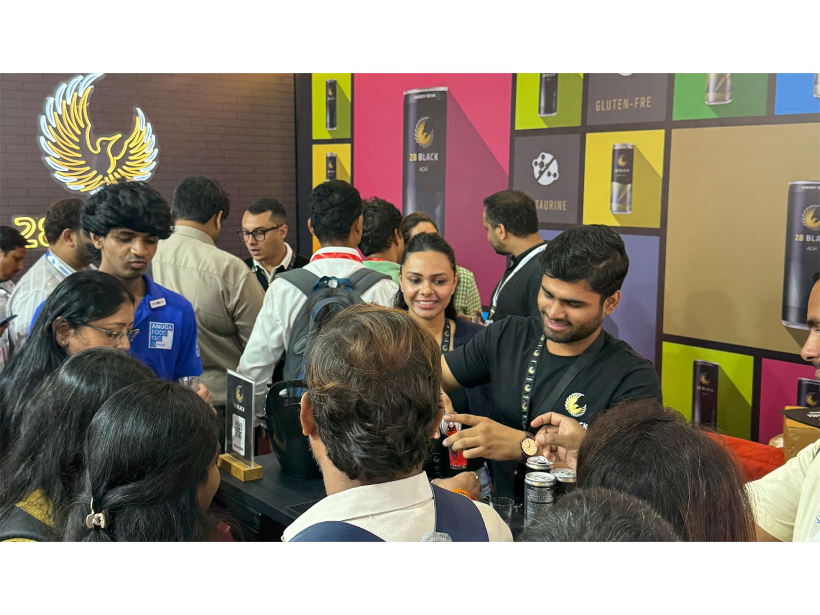28 BLACK Booth at Indian Food Fair 2026.