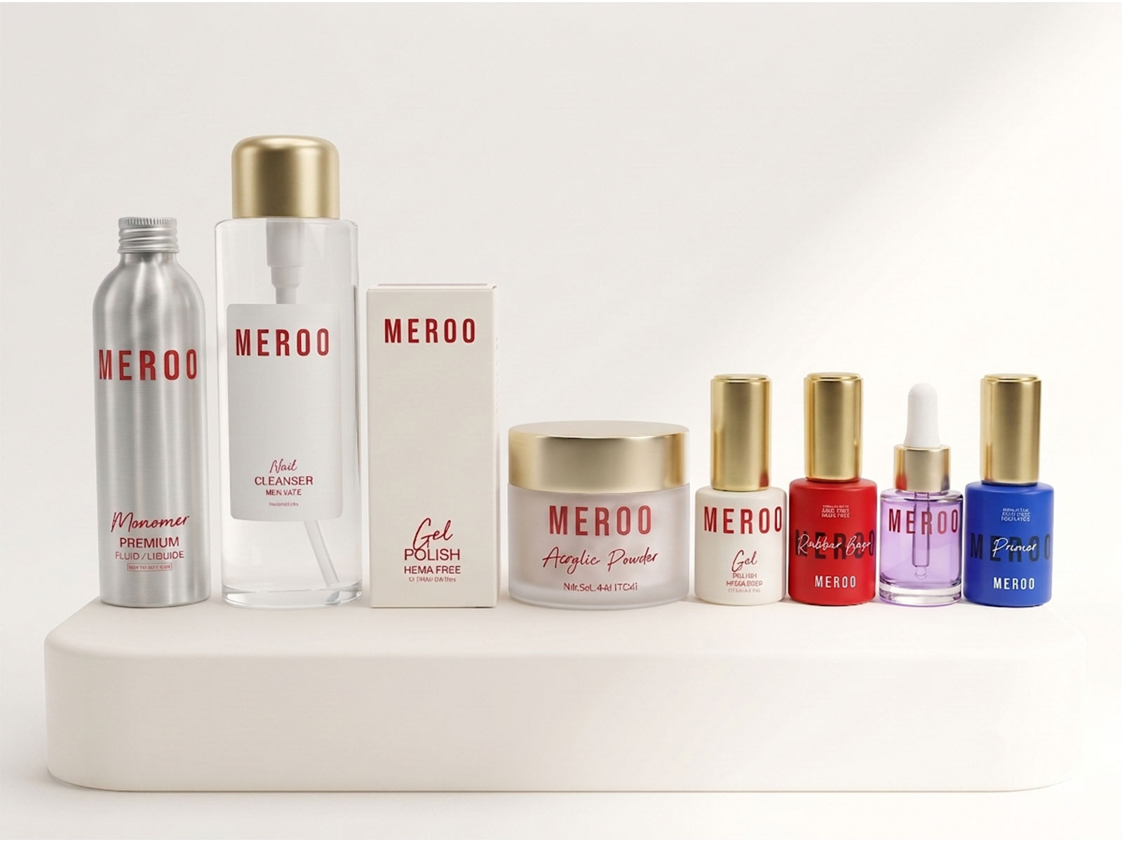 Prep, build, polish, glow! The complete MEROO nail edit: salon-grade results, HEMA-free gels and finishes made to last