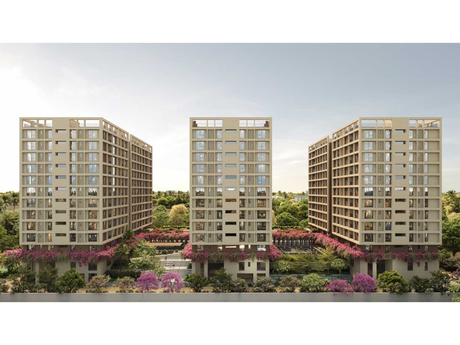 Amaya spans 3.1 acres near Kandlakoya Reserve Forest, featuring premium residences, a 35,000 sq. ft. clubhouse and 100+ amenities