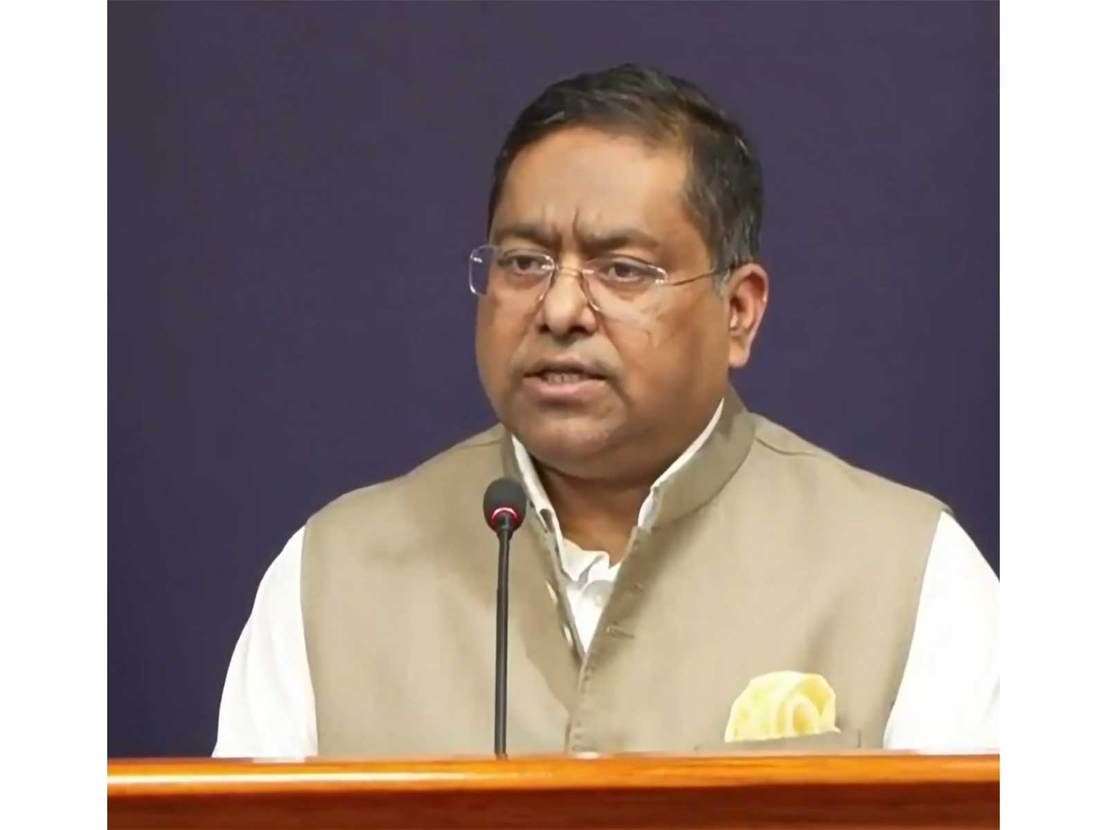 MEA Spokesperson Randhir Jaiswal (Photo/ANI)