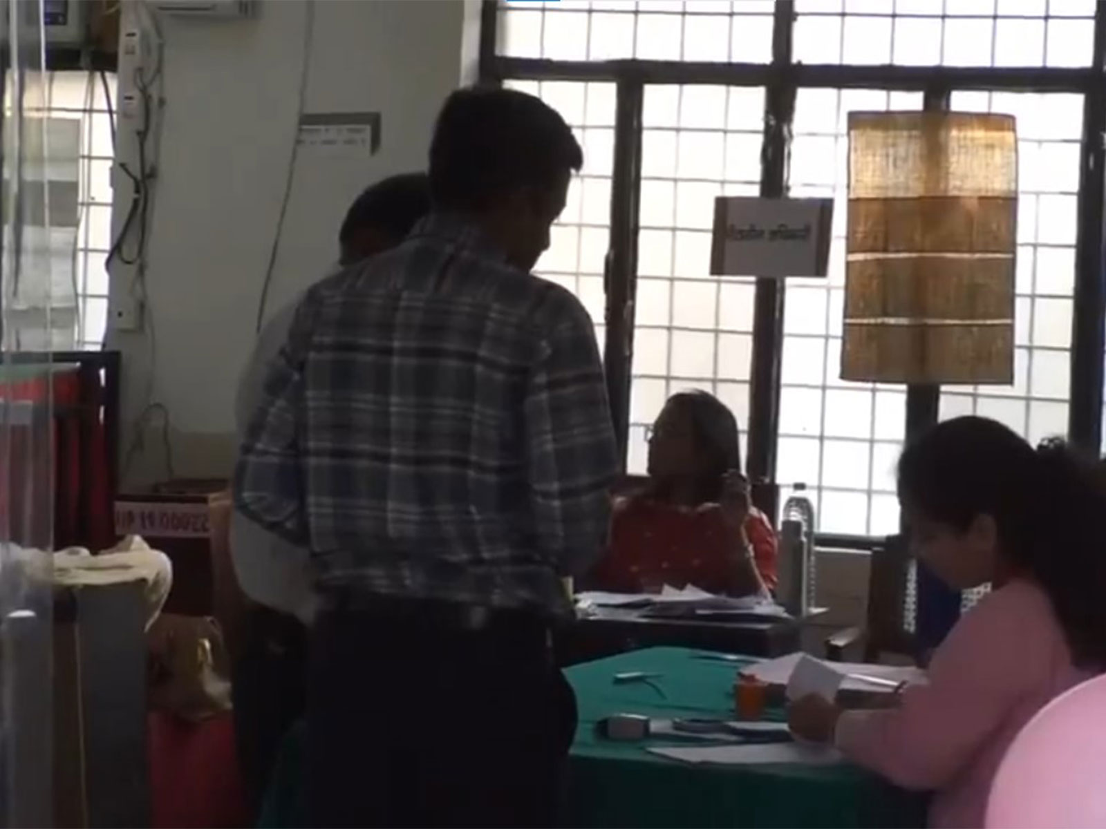 Visual from a polling booth (Photo/ANI)