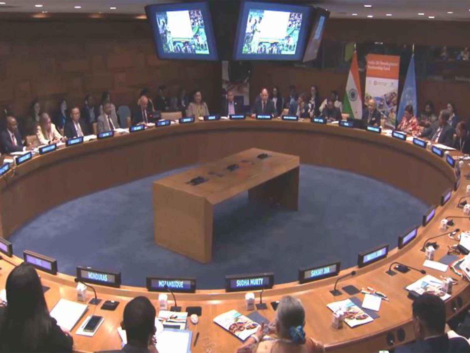 Permanent Representatives of partner nations at Ninth Annual India-UN Development Partnership Fund Event. (Photo/@IndiaUNNewYork )