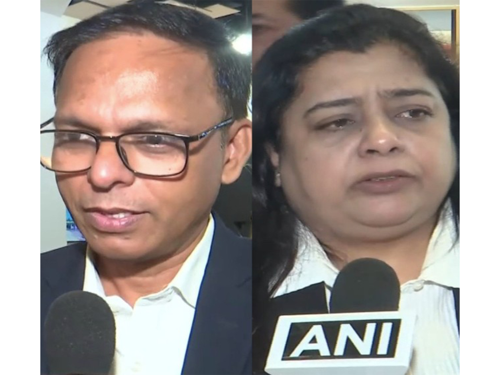 Pankaj Jaminy, MD, Eurofins Analytical Services India; Poorvi Shah, Head, Food And Laboratory Services, SGS India (Photo/ANI)