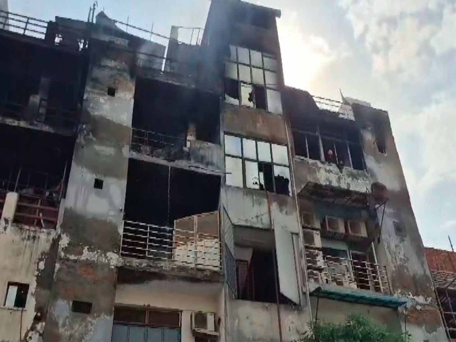 Visuals of the factory where fire broke out in Delhi's Mayapuri Industrial Area (Photo/ANI)