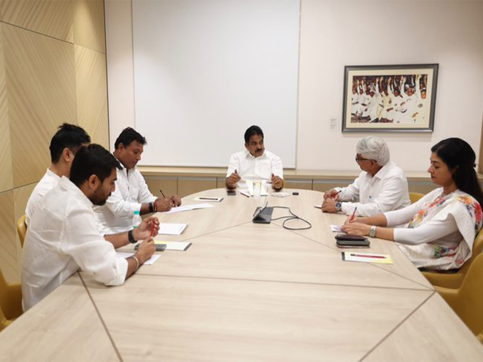 KC Venugopal holds meeting for INDIA Bloc Mega Rally  (Photo/X/@kcvenugopalmp)