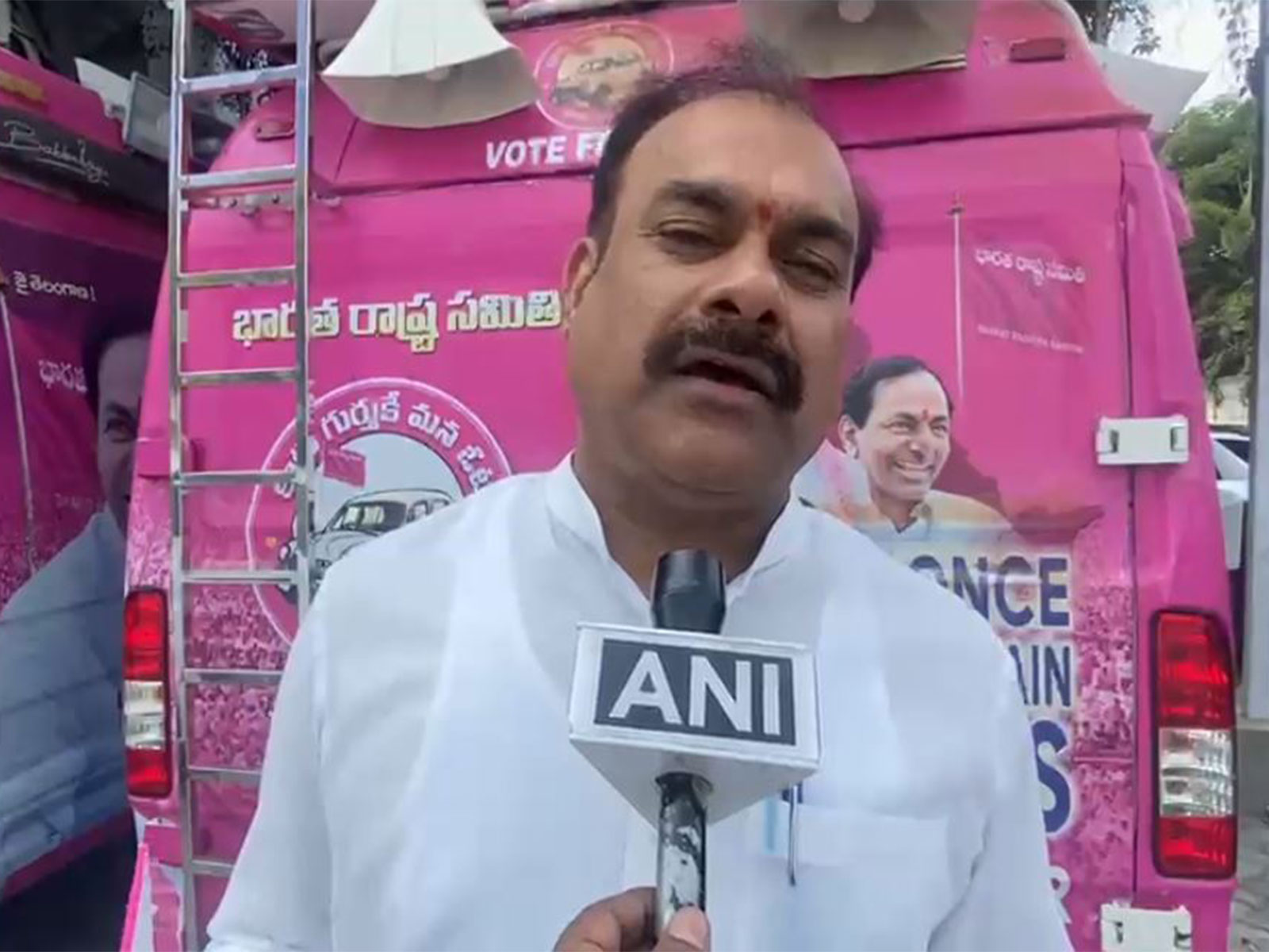 BRS spokesperson Ravula Sridhar (Photo/ANI)