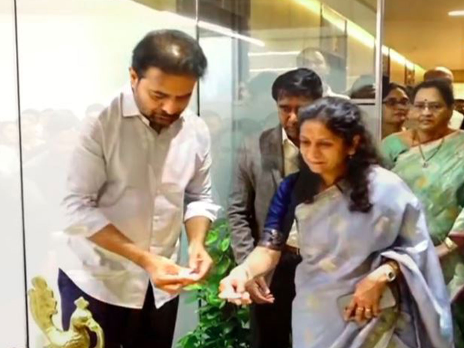 KTR inaugurates Random Trees' Indian headquarters in Hyderabad (Photo/BRS)