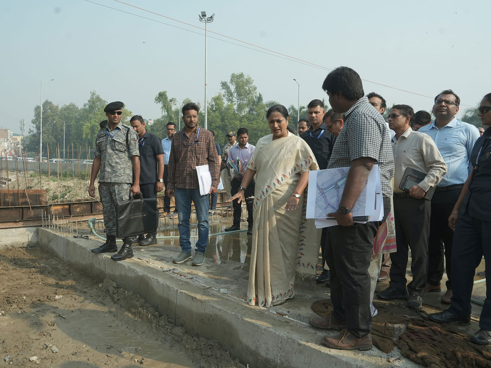 Visuals of Inspection (Photo/ANI) 