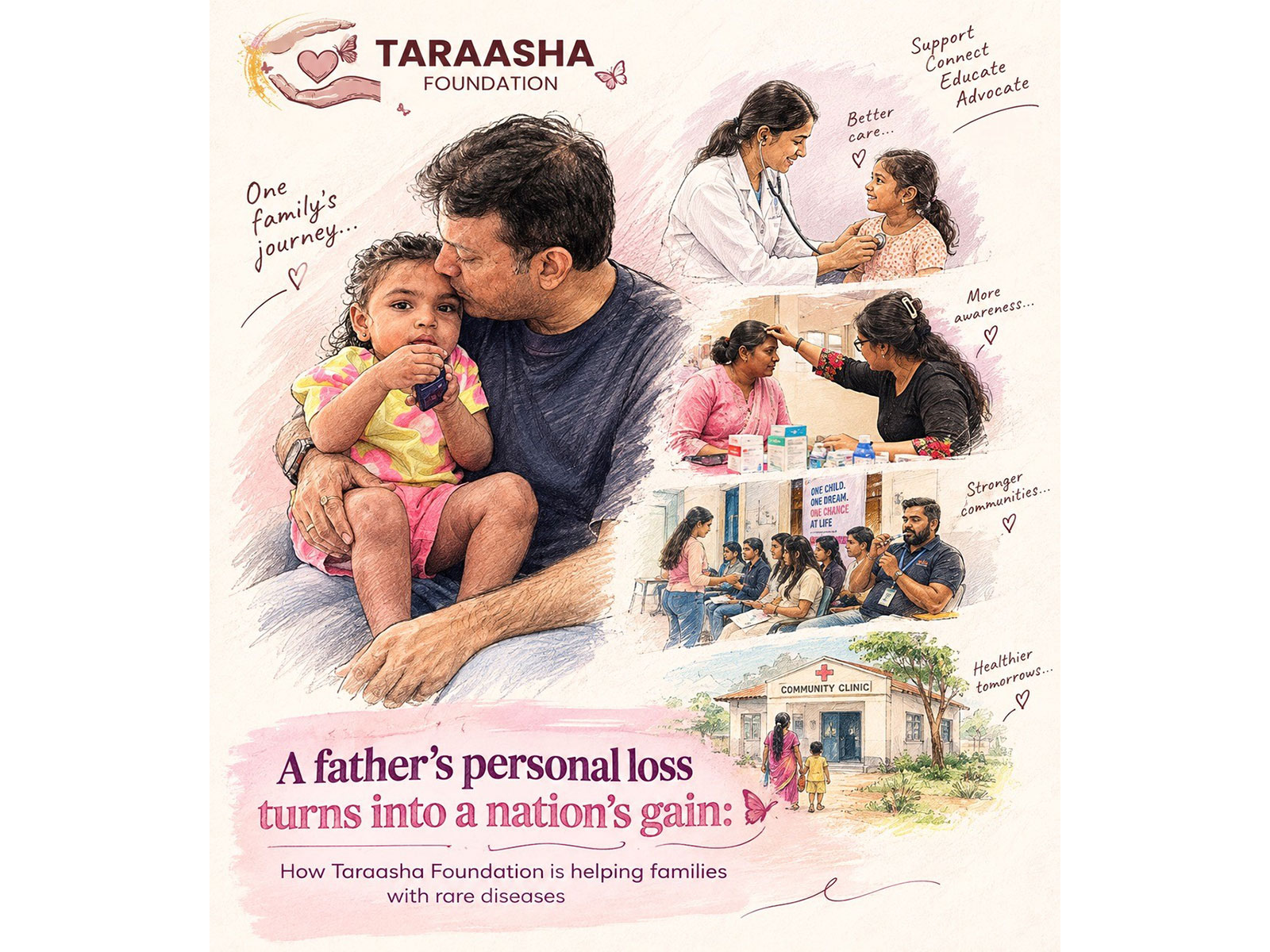 A father’s personal loss turns into a nation’s gain: How Taraasha Foundation is helping families with rare diseases