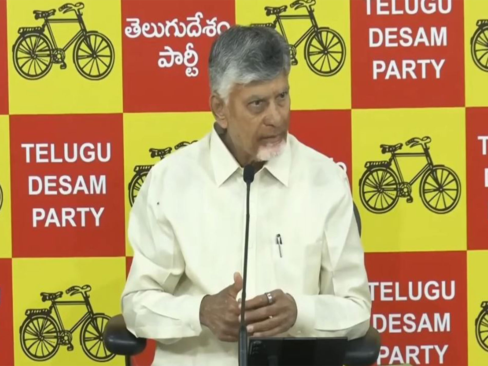  Andhra Pradesh CM Chandrababu Naidu (Photo/ANI) 