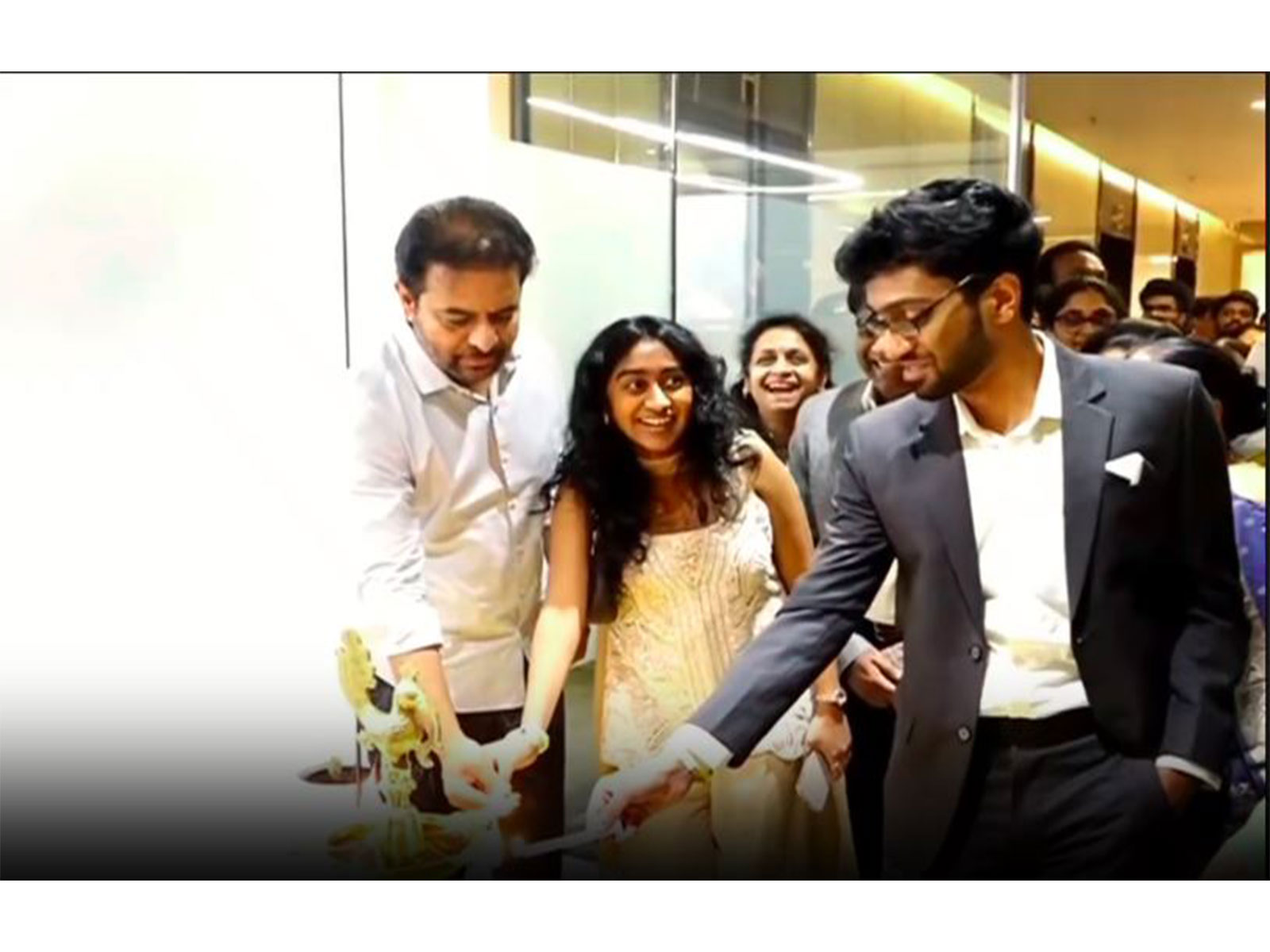 KTR inaugurates RandomTrees’ India HQ in Hyderabad (Photo: BRS)