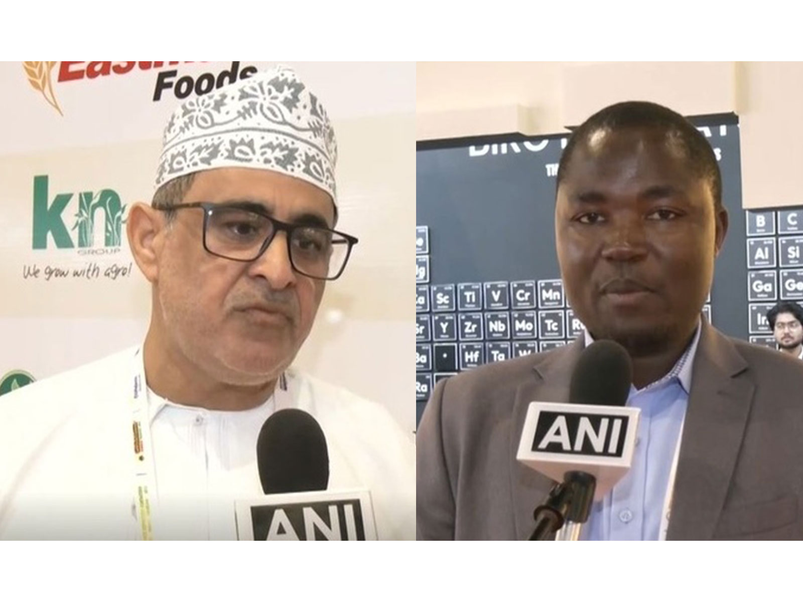 Salim Al-Siyabi, (Left) Stephen Nyaga (Right) (Photo/ANI)