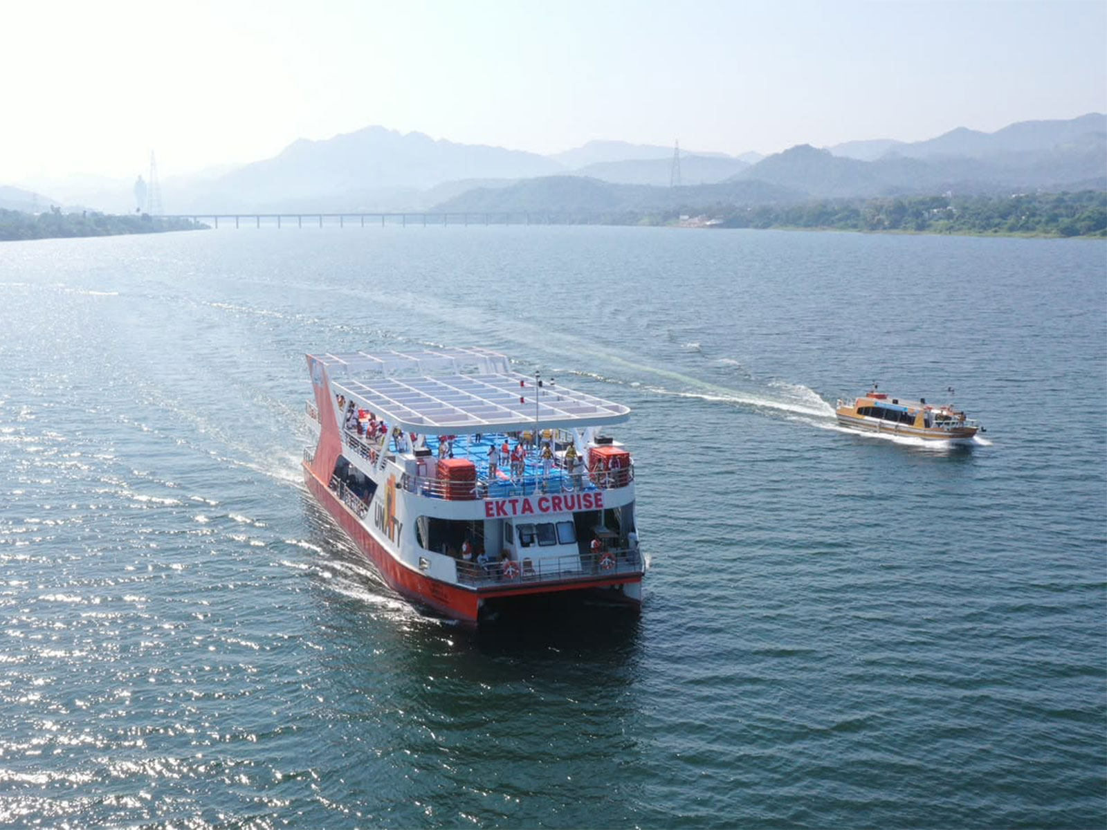 The Ekta Cruise is set to offer a river tourism experience on the Narmada River (Photo/CMO)