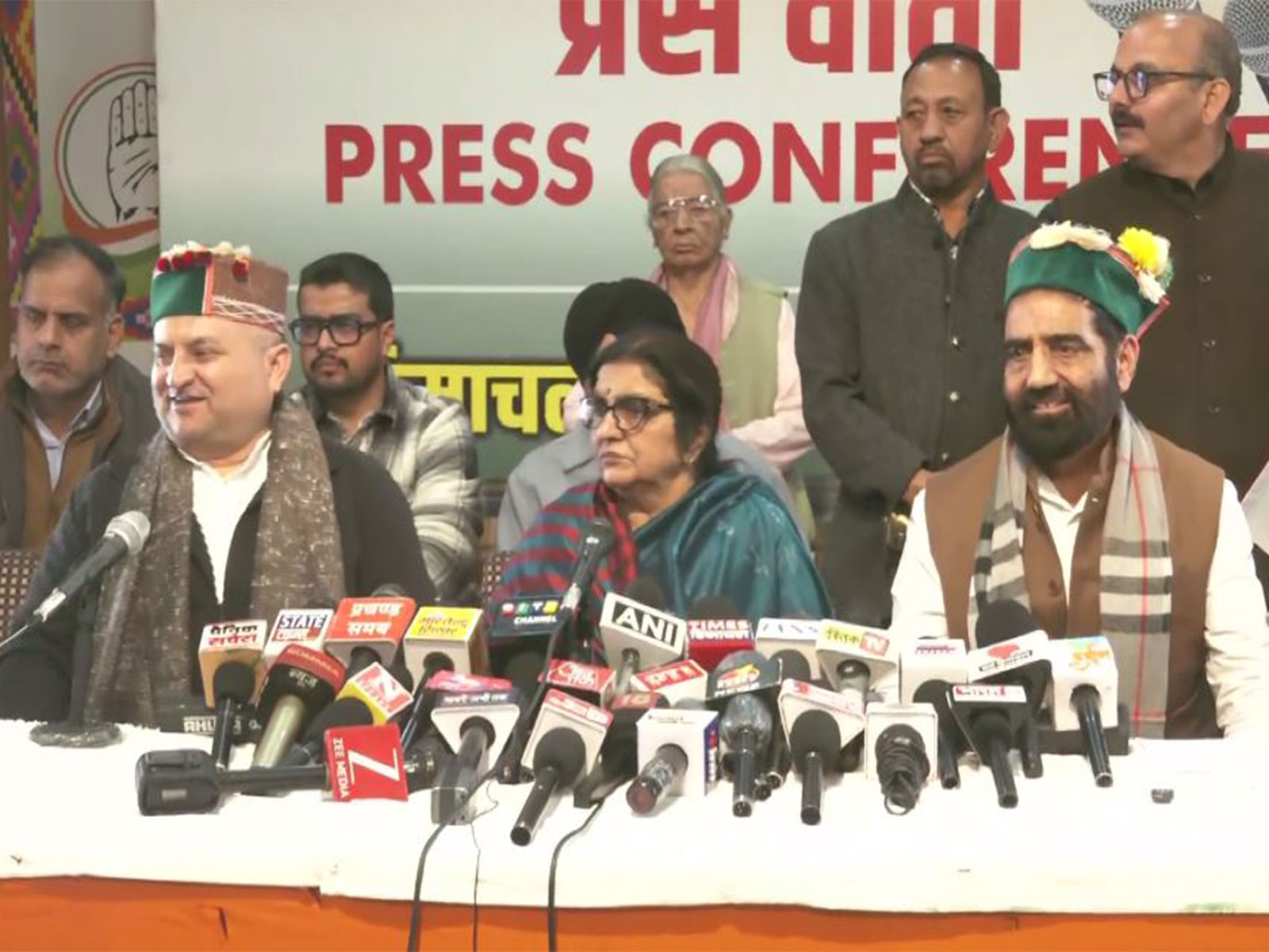 Joint press conference of Congress and the Left parties (Photo/ANI)