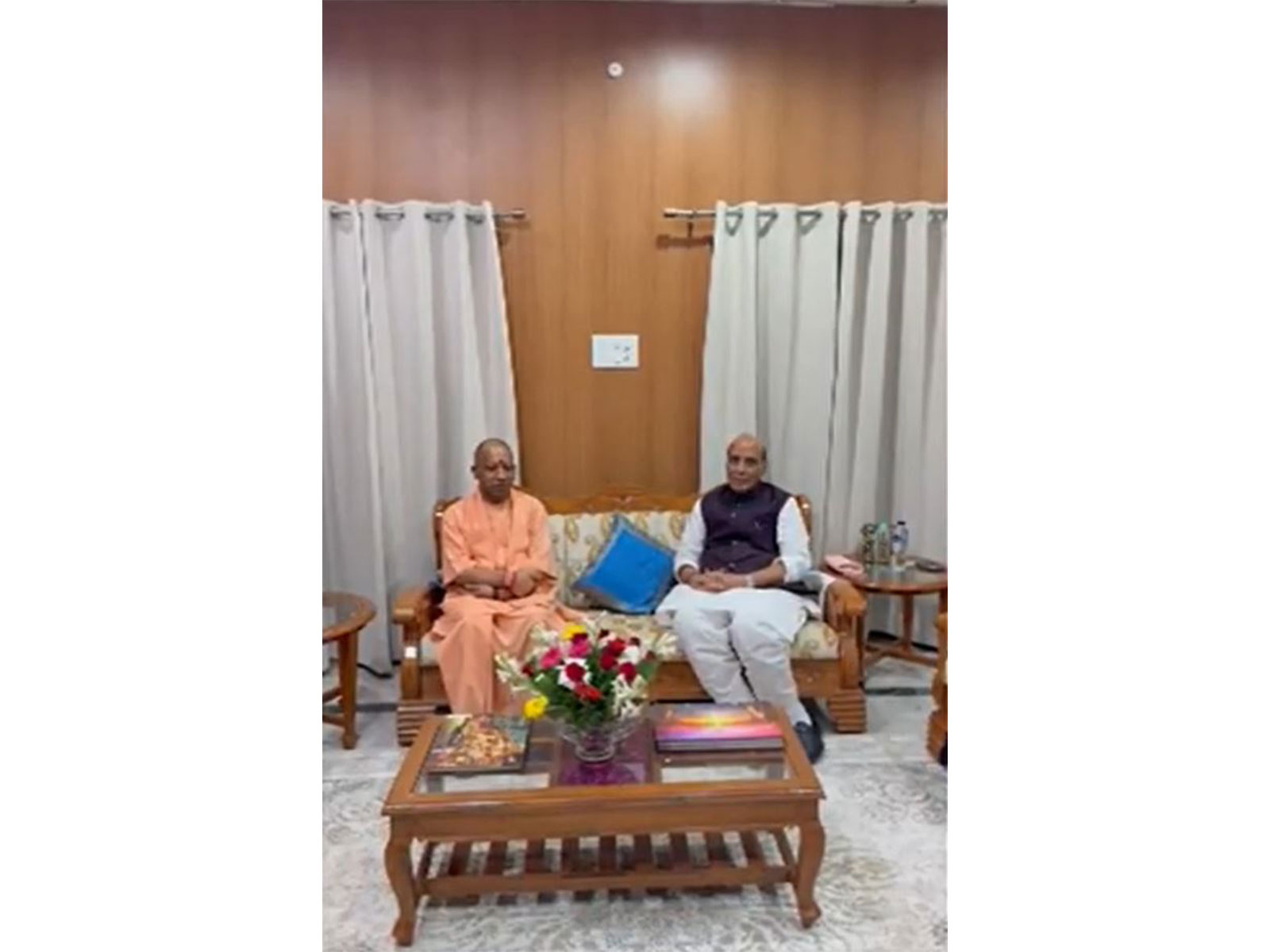 Defence Minister Rajnath Singh and Uttar Pradesh CM Yogi Adityanath (Photo/Rajnath Singh’s media team)