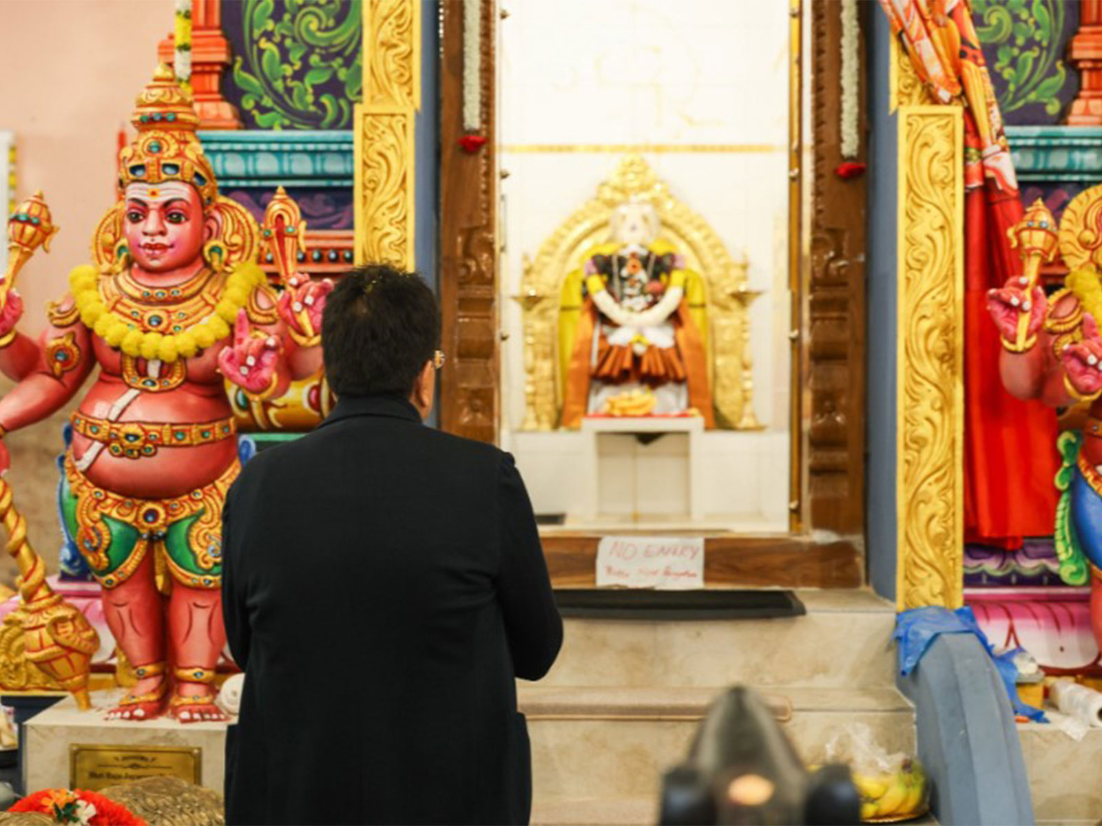 Union Commerce and Industry Minister Piyush Goyal visits Shri Ganesha Hindu temple in Berlin (Photo/X/@PiyushGoyal)