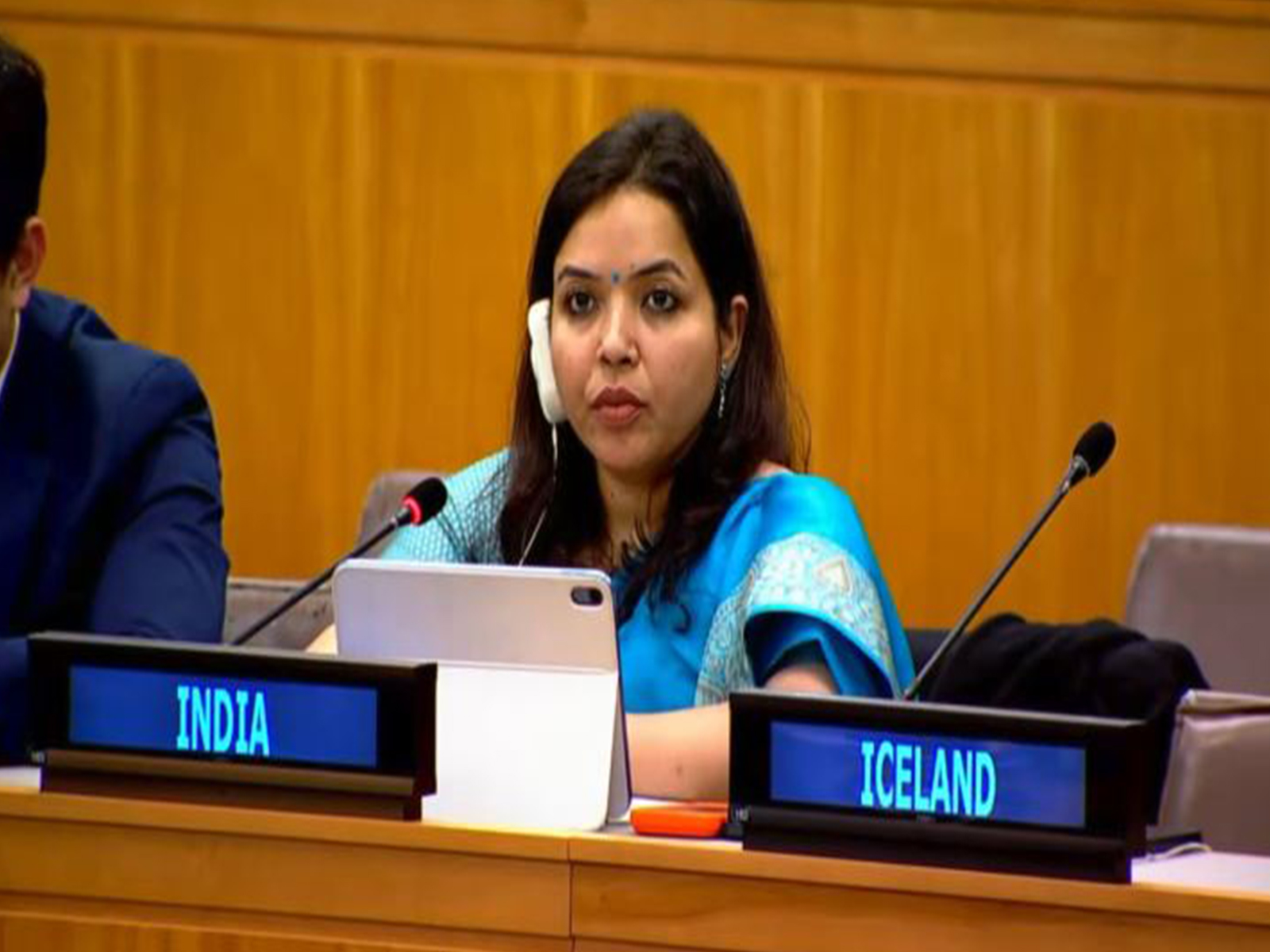 MEA Deputy Secretary Barkha Tamrakar (Photo/@IndiaUNNewYork)