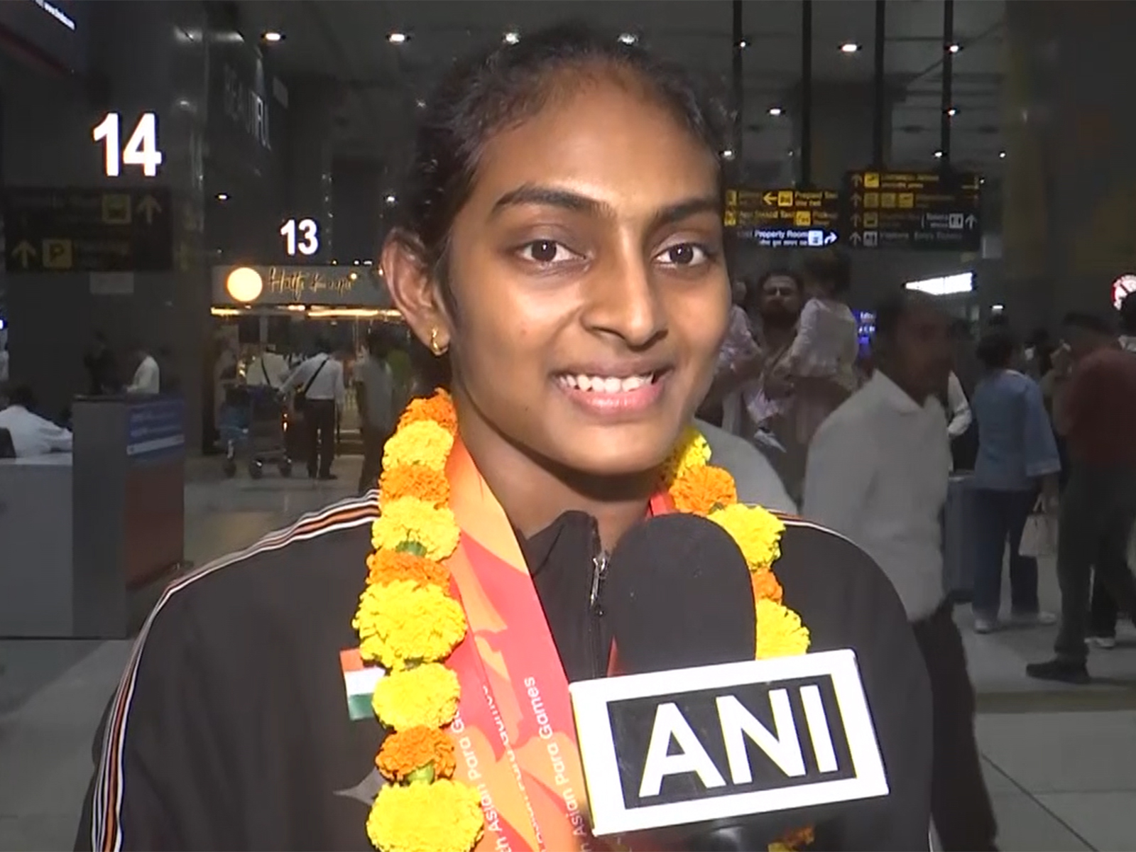 Para-badminton player Thulasimathi Murugesan (Photo: ANI)